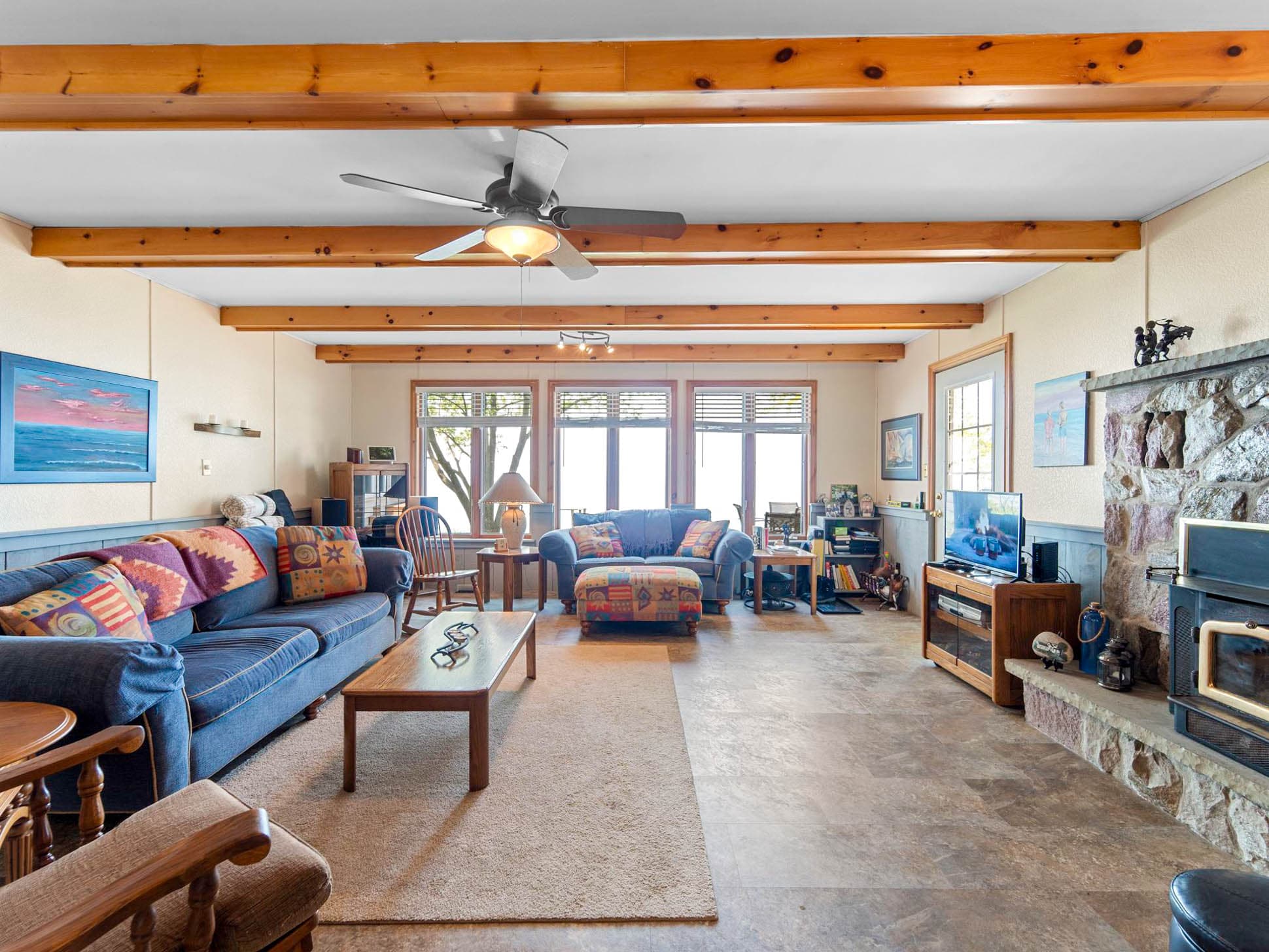 A second space to kick back and connect.