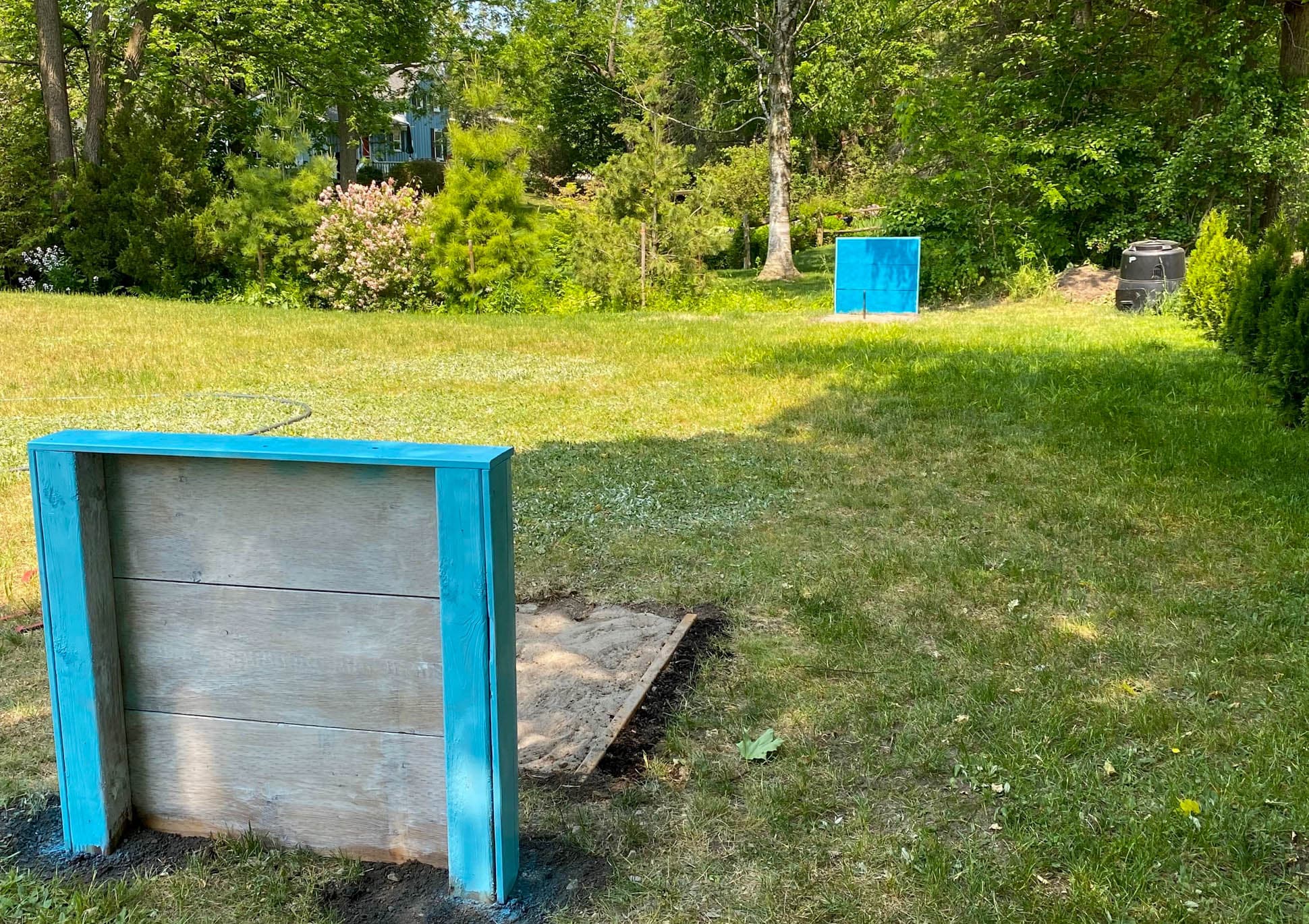 Enjoy a game of horseshoes