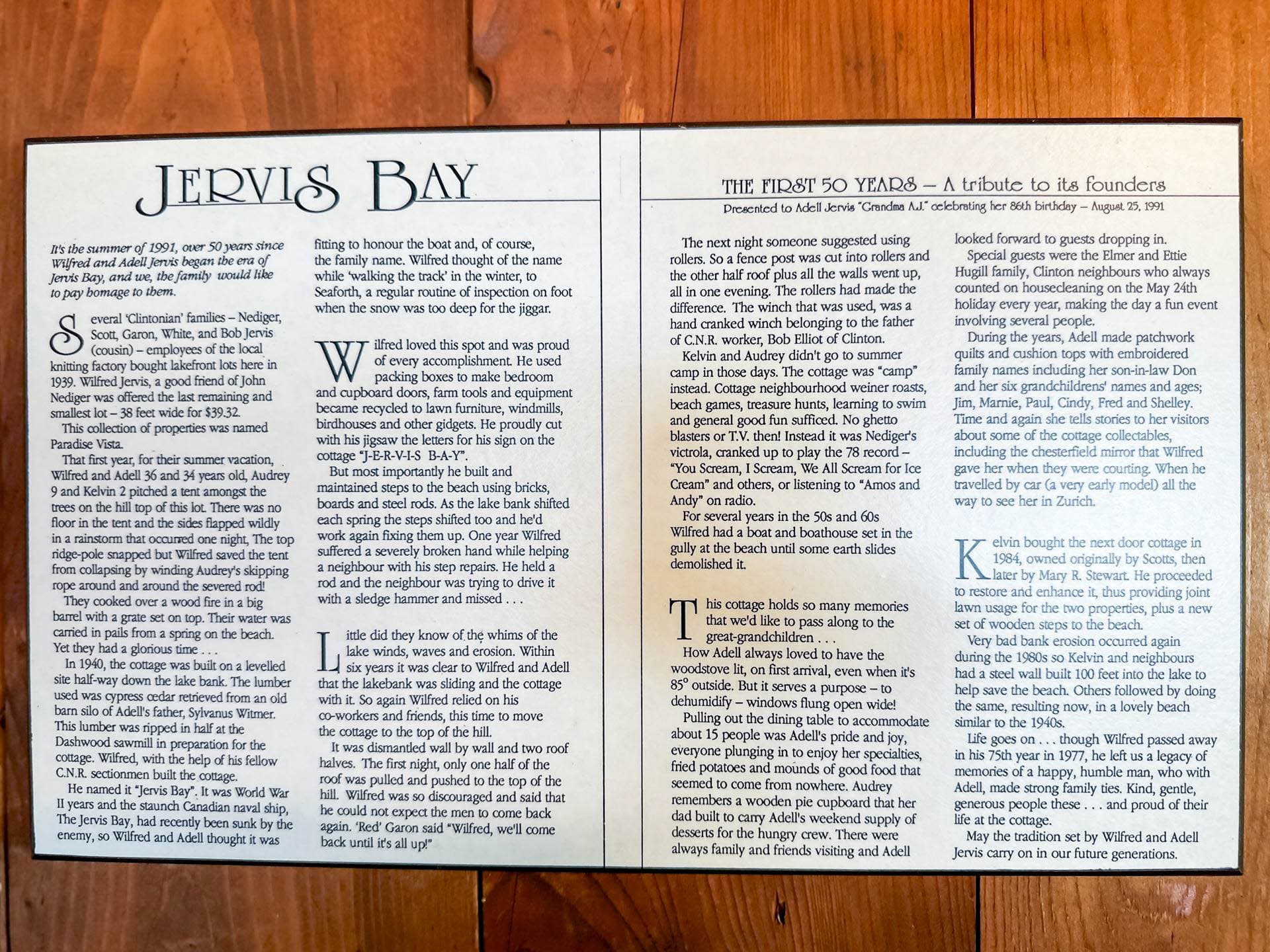 Read the history of Jervis Bay