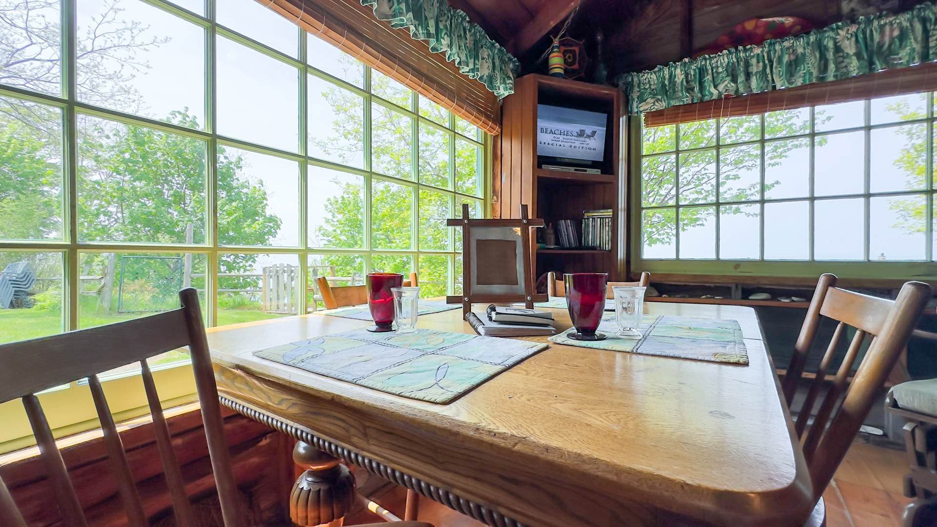 Dinner or game night, our table is the heart of the cottage