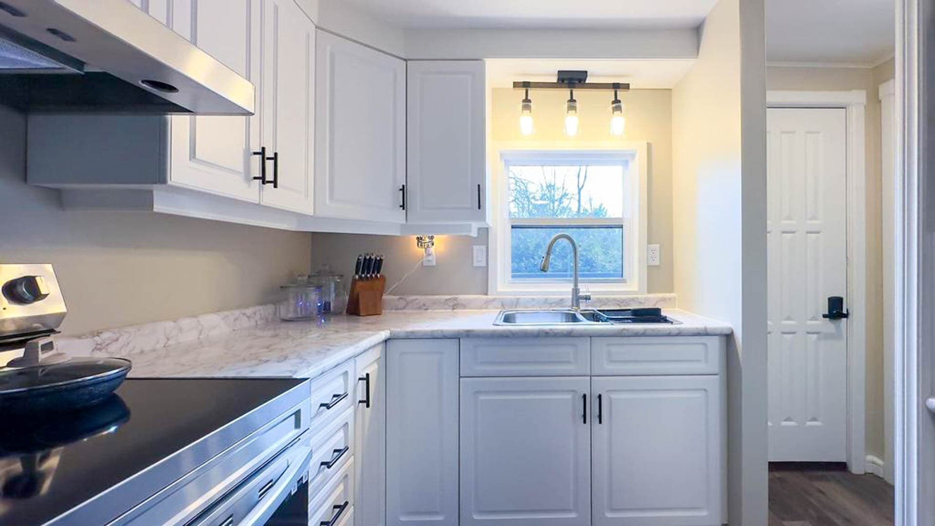 Enjoy the view from our kitchen sink