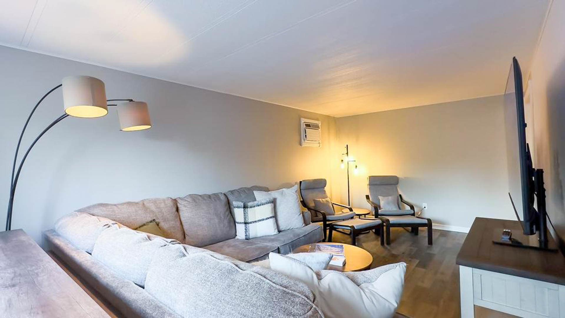 Relaxation awaits on our plush couches