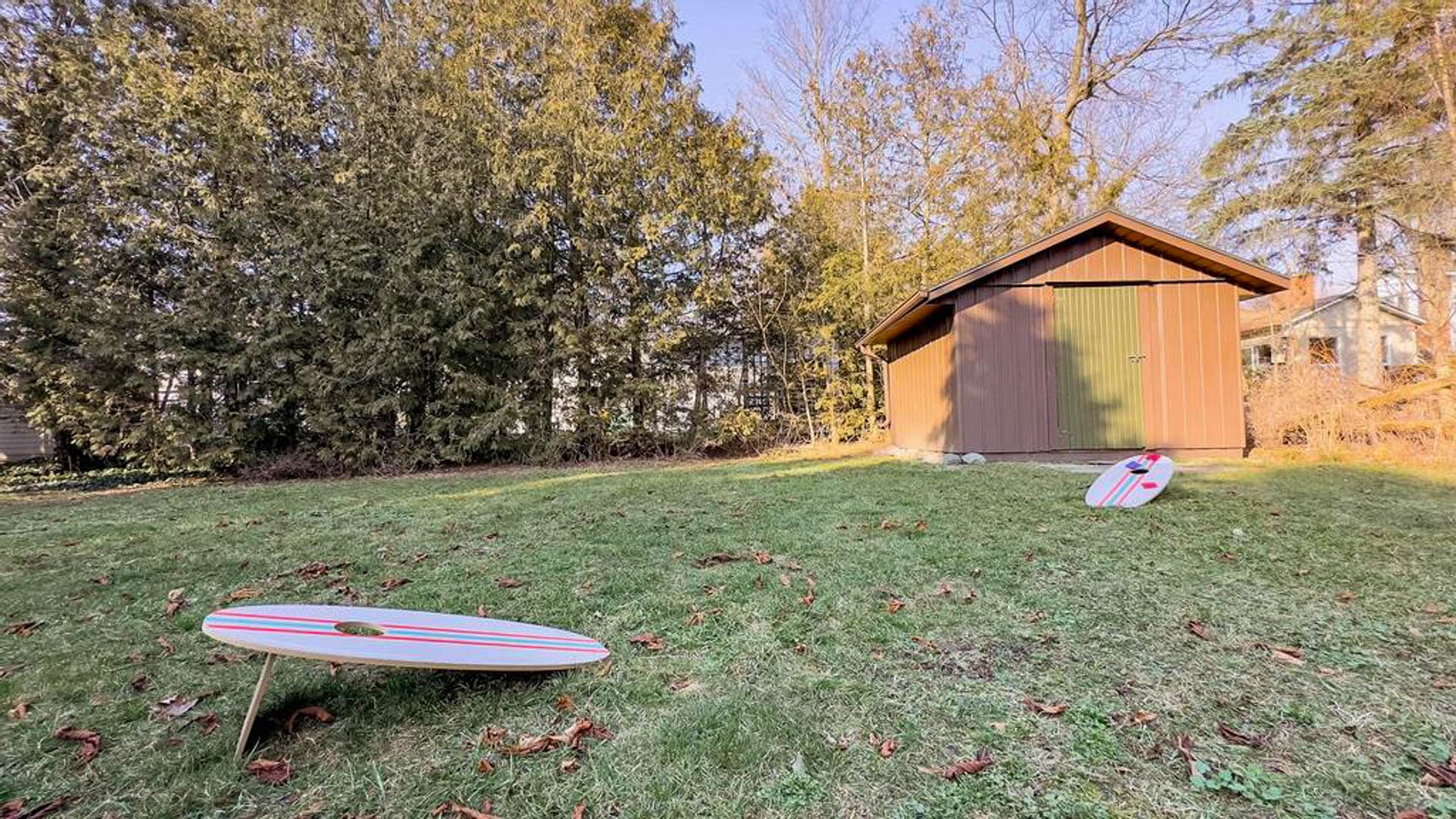 Game on! Enjoy our spacious yard for all your favorite outdoor games