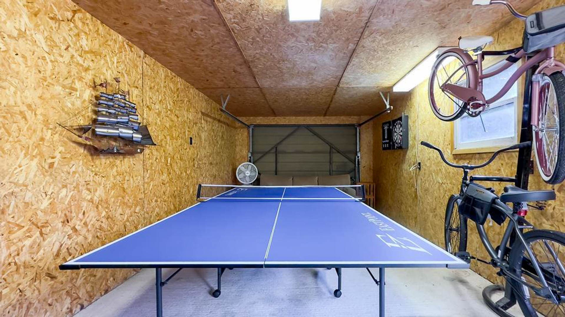 Challenge your friends to a game of ping pong