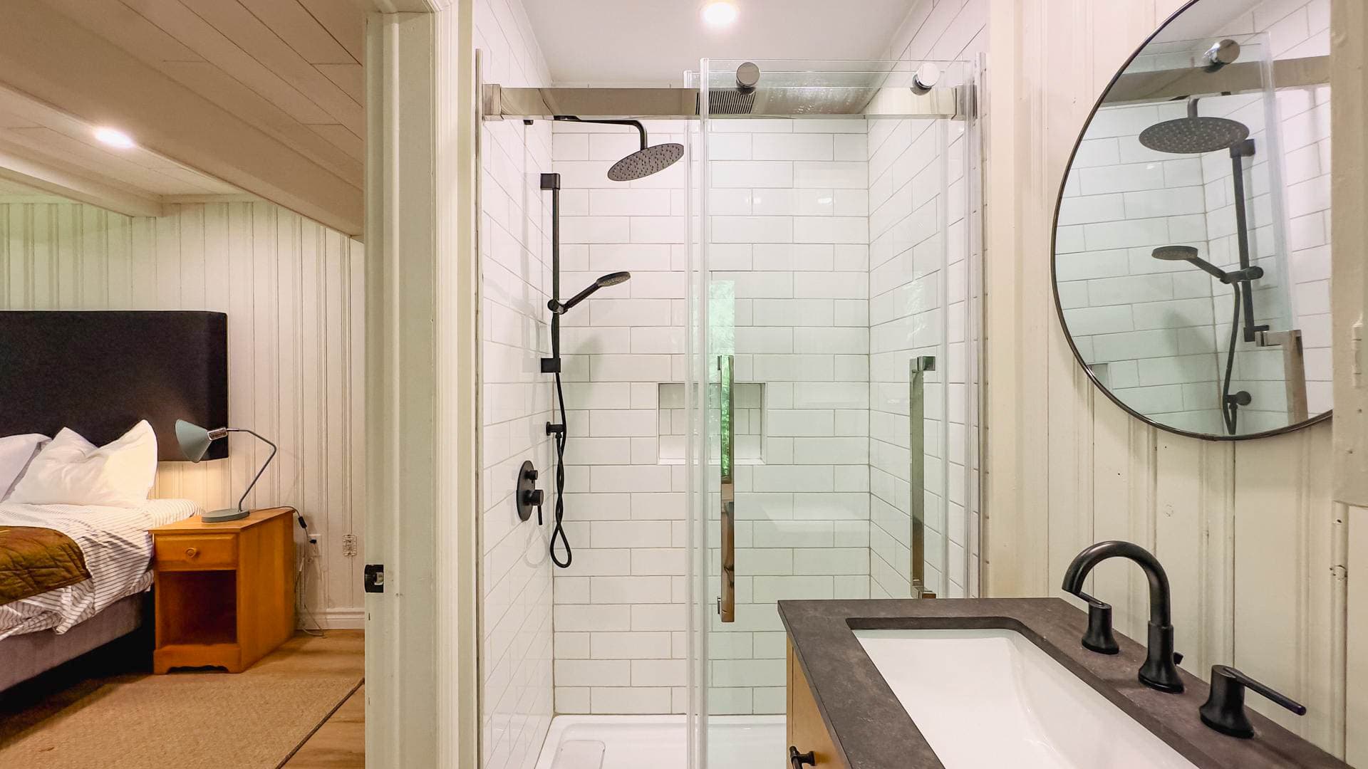 Ultimate relaxation in our large shower