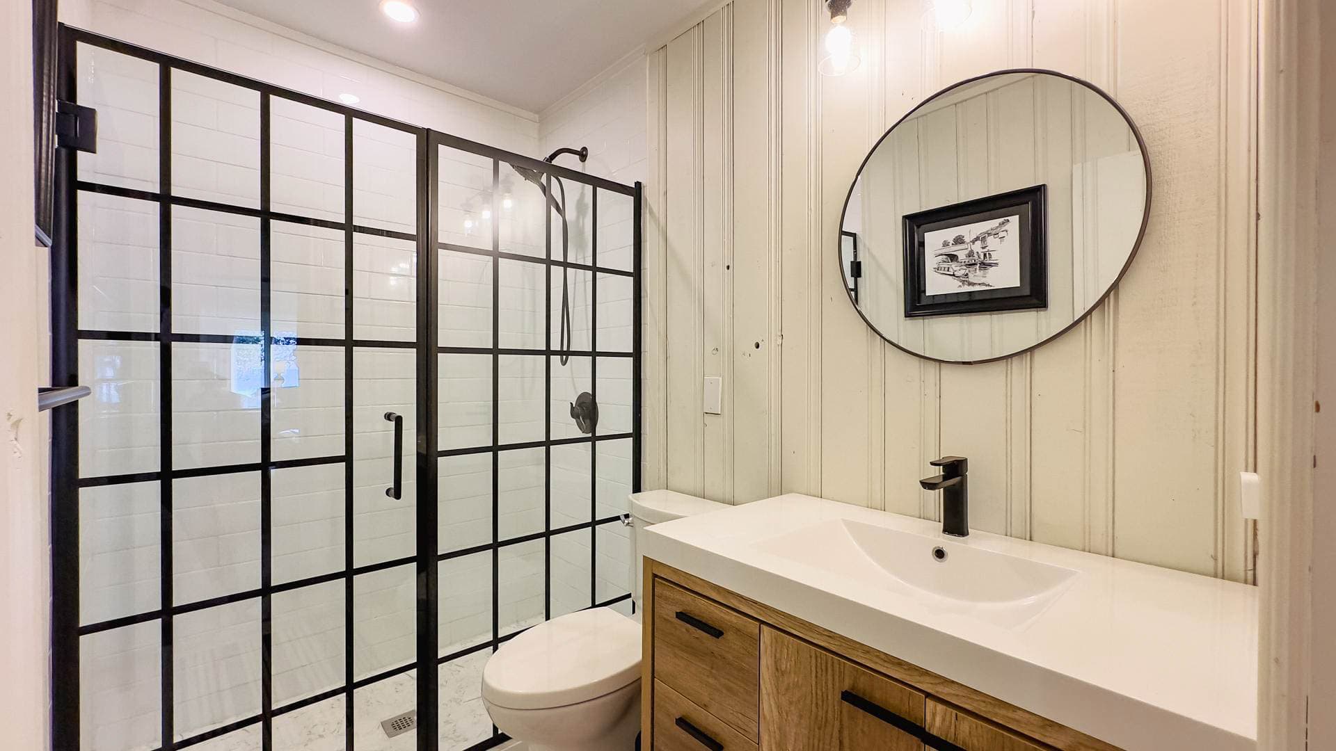 Bathroom #2 with large luxurious shower