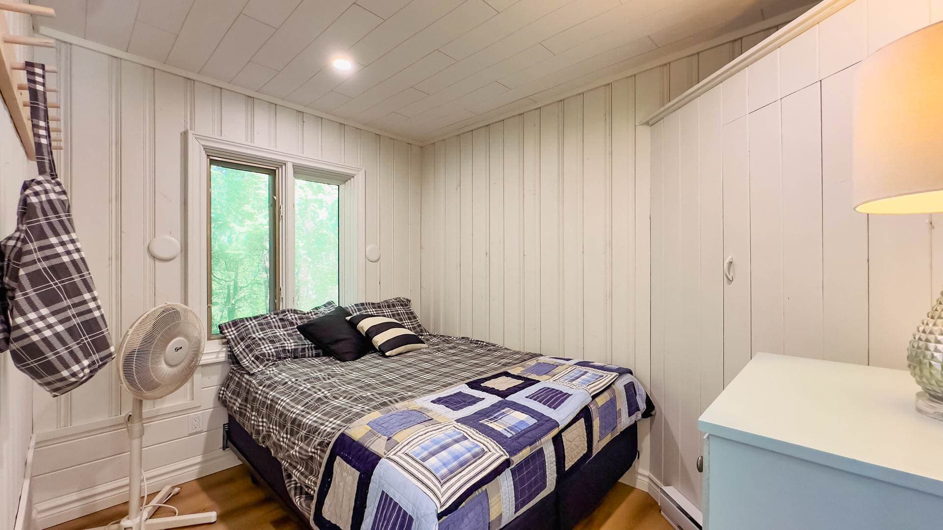 Bedroom #3 with Double Bed (Note: Shares a door with bedroom 4)