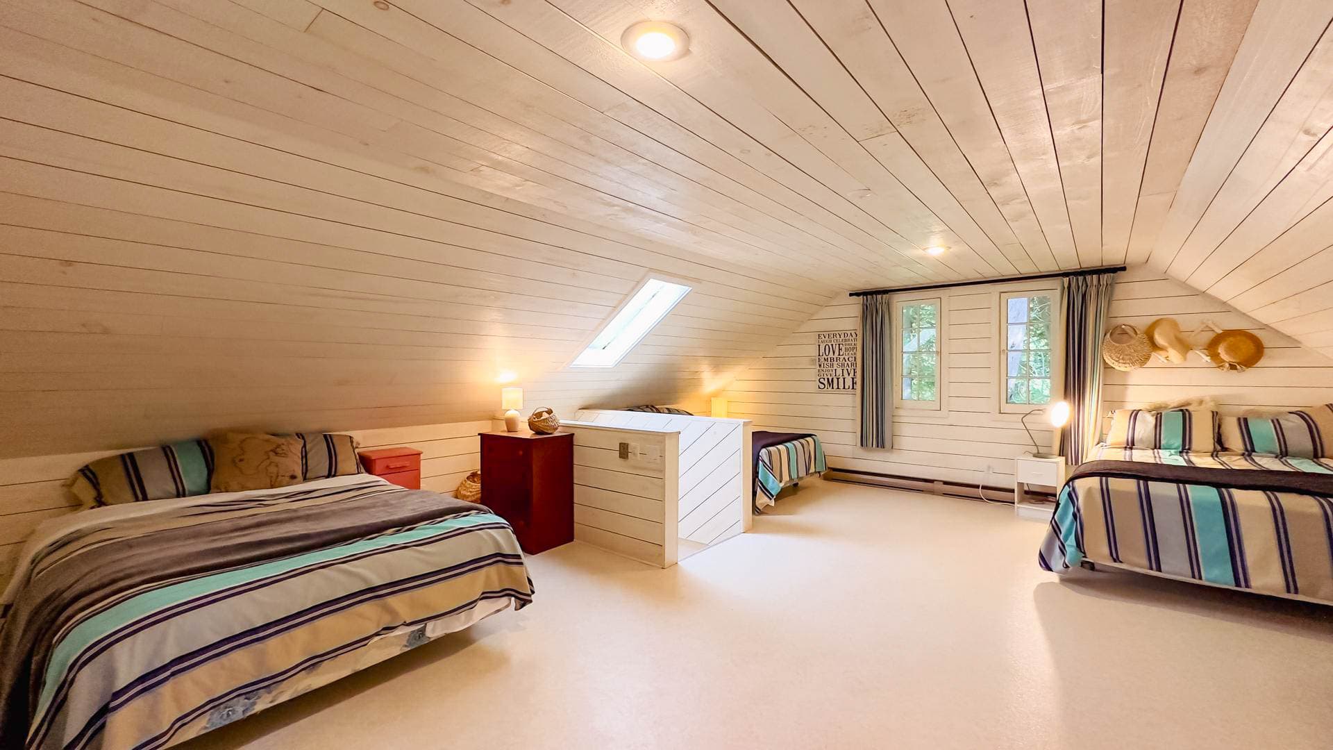 More sleeping space in the coach house