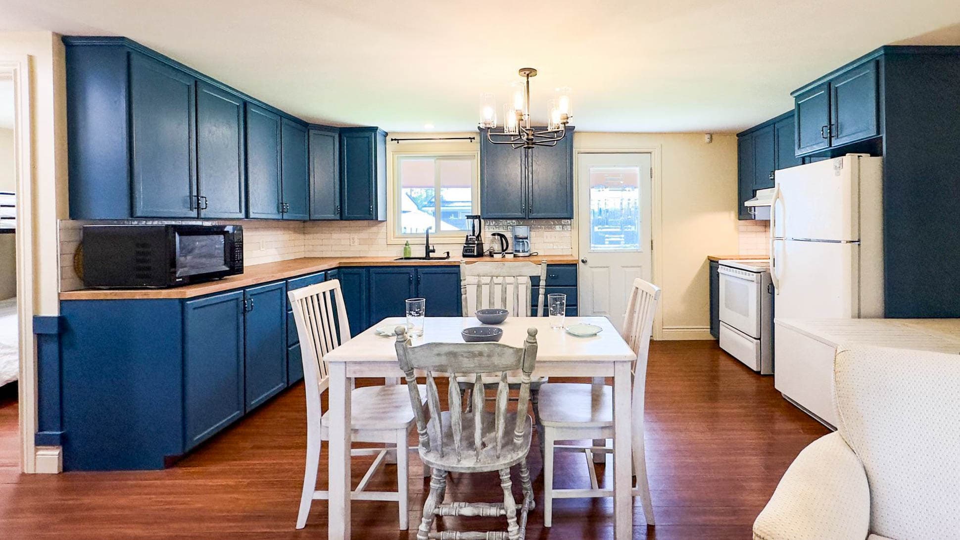 Gather, dine, and enjoy—kitchen and dining in one cozy space.
