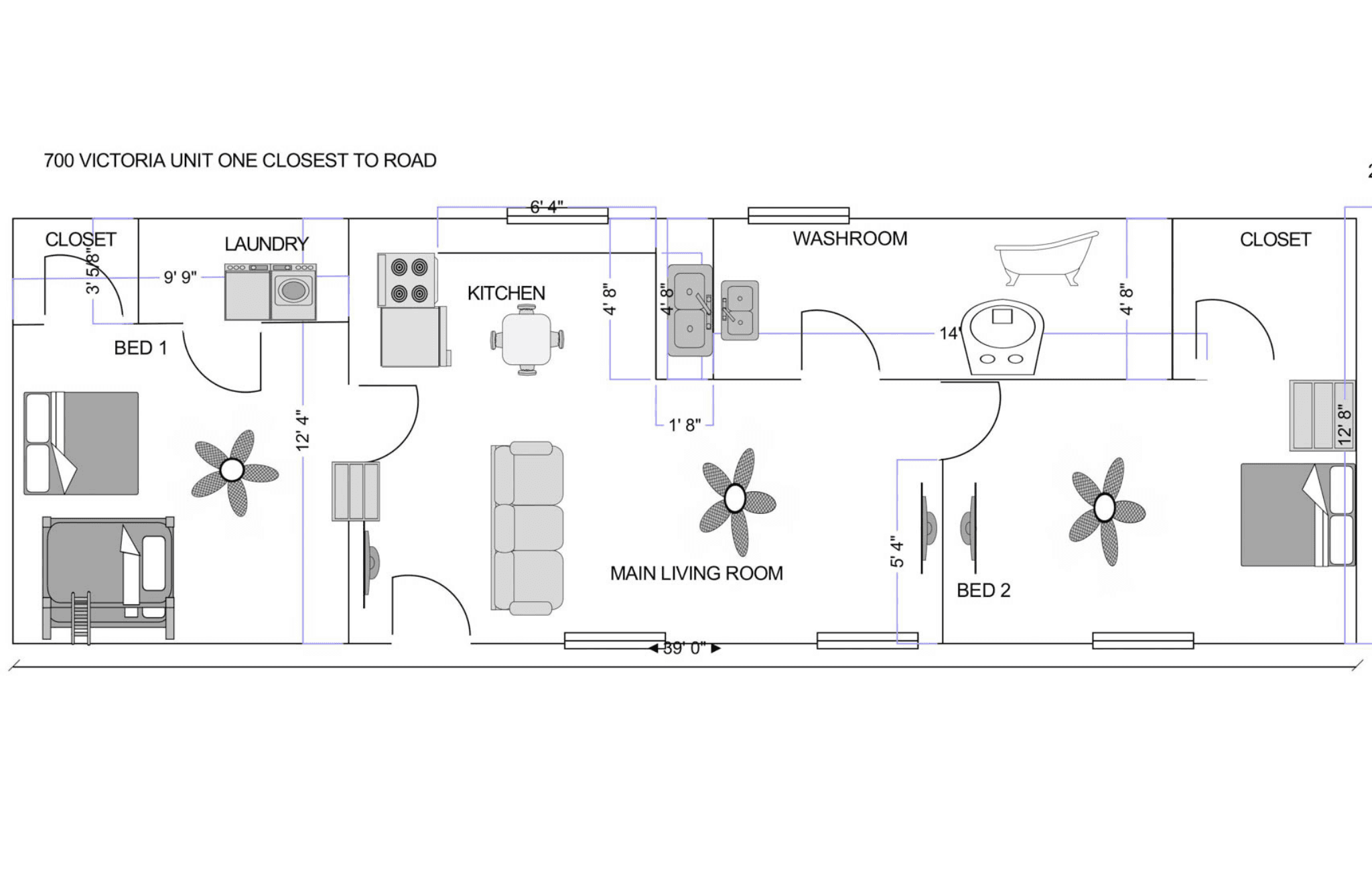 Cottage floor plan