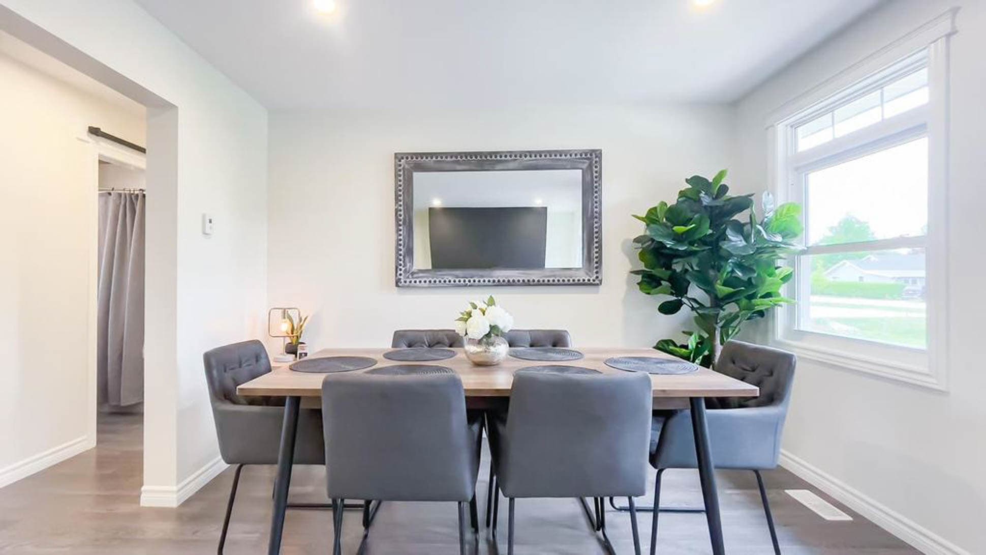 Dine with friends and family.or play a game together