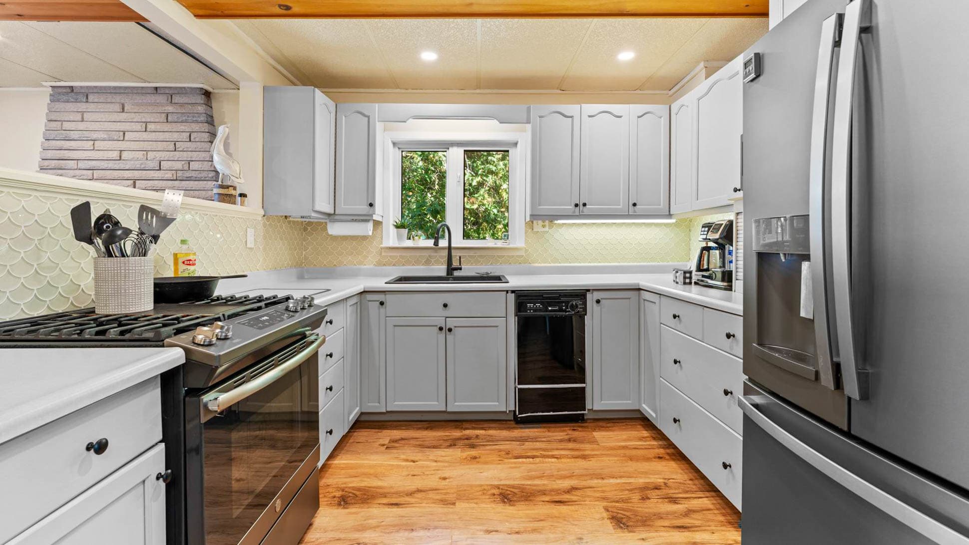 A kitchen that makes cooking on vacation easy