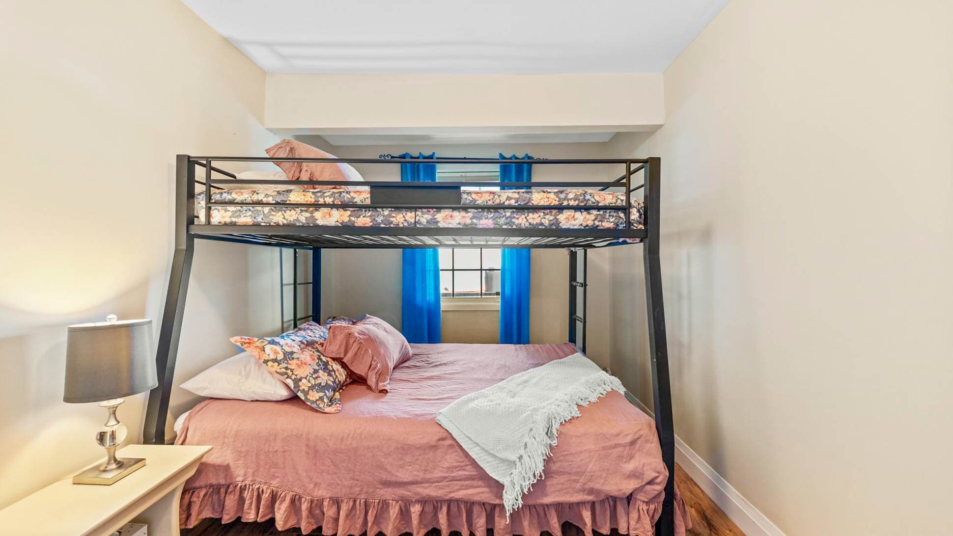 Bedroom 2 has Double over Queen Bunk Bed