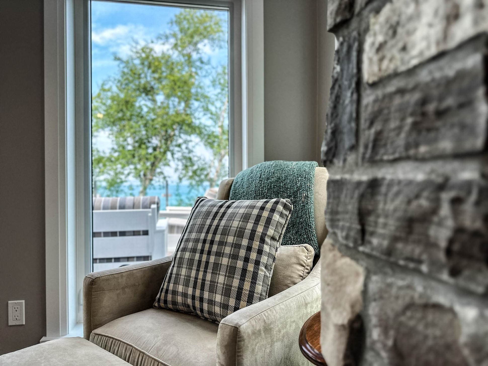 Perfect spot to cozy up with a book