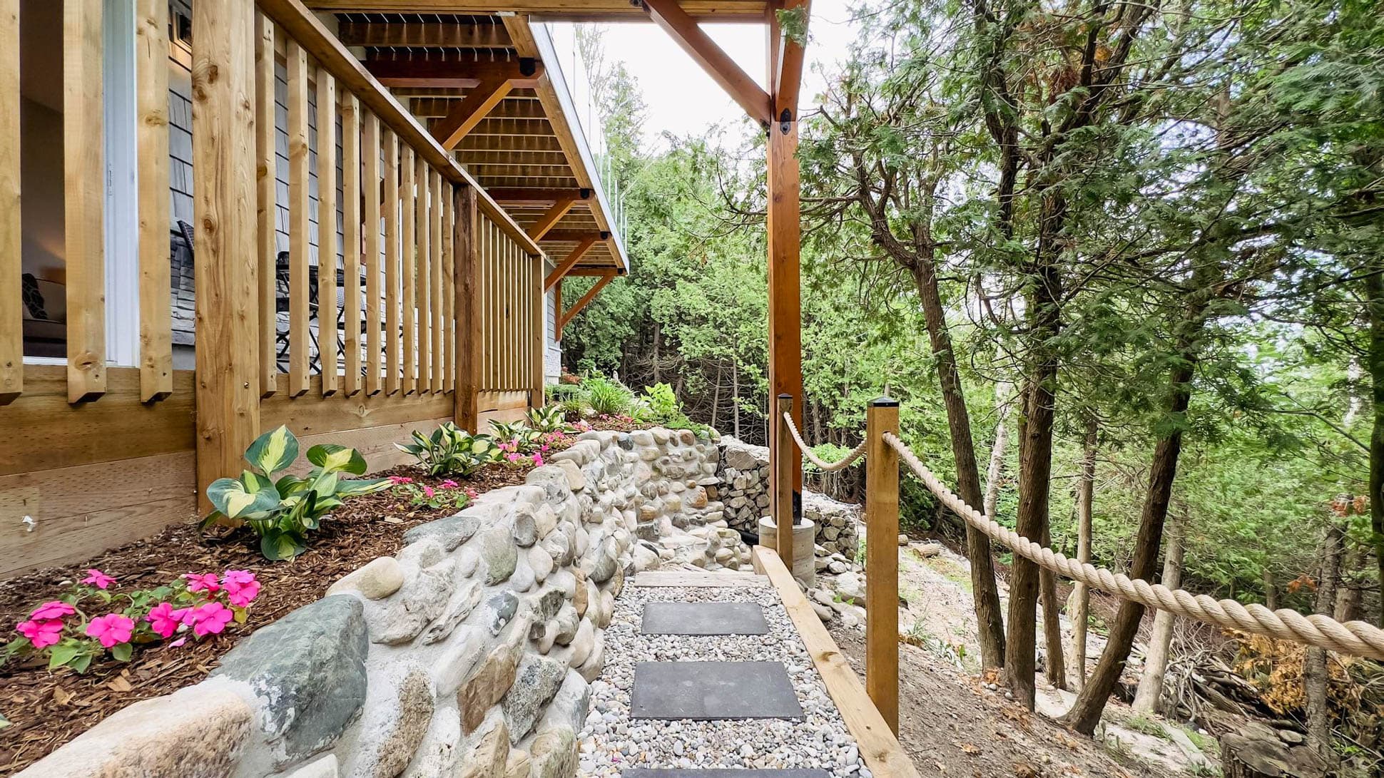 Beautifully landscaped