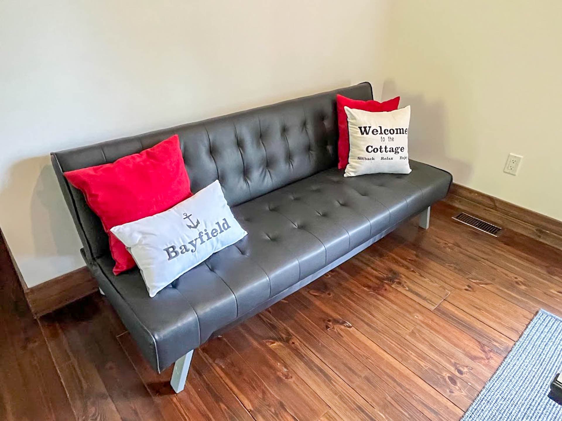 Futon in the Games Room