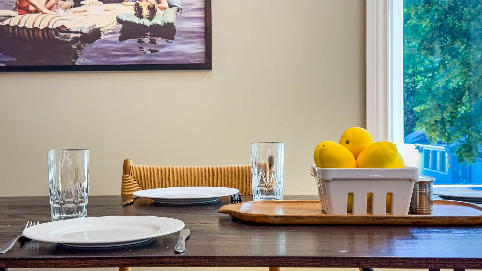This table’s seen more Uno battles than dinners lately