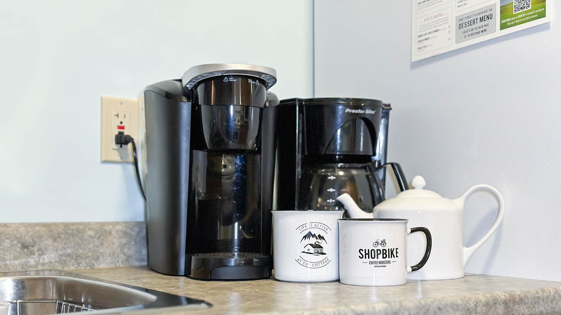 Drink station for your morning fix!