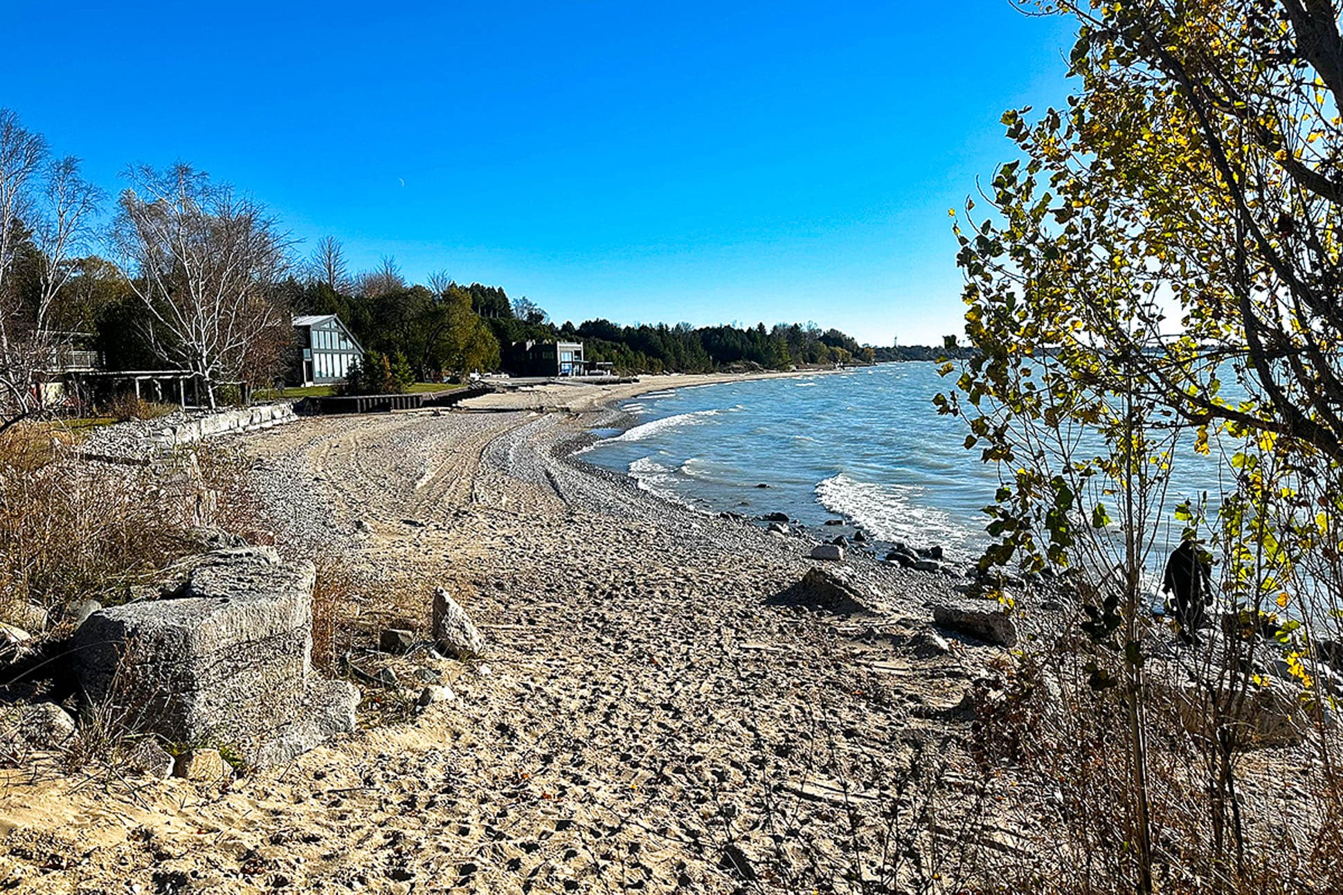 Take a nice stroll along the sandy beach