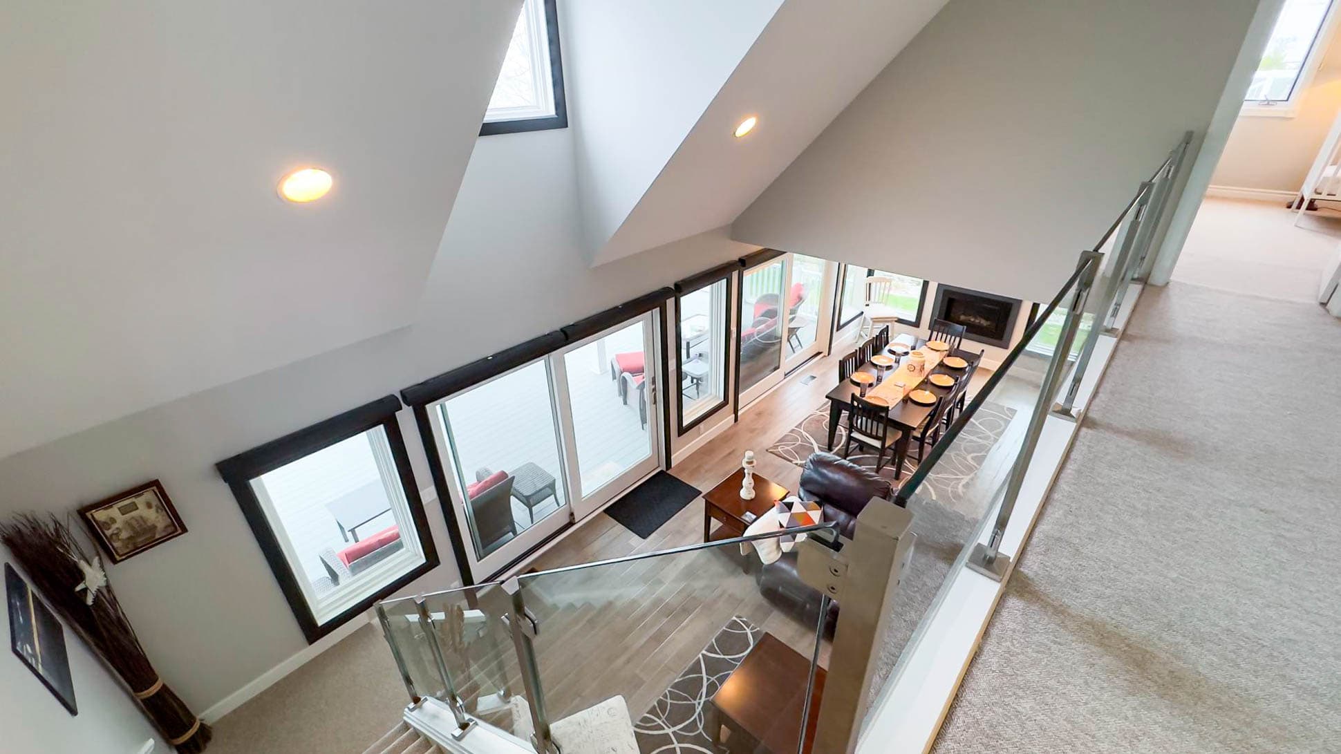 View from second level
