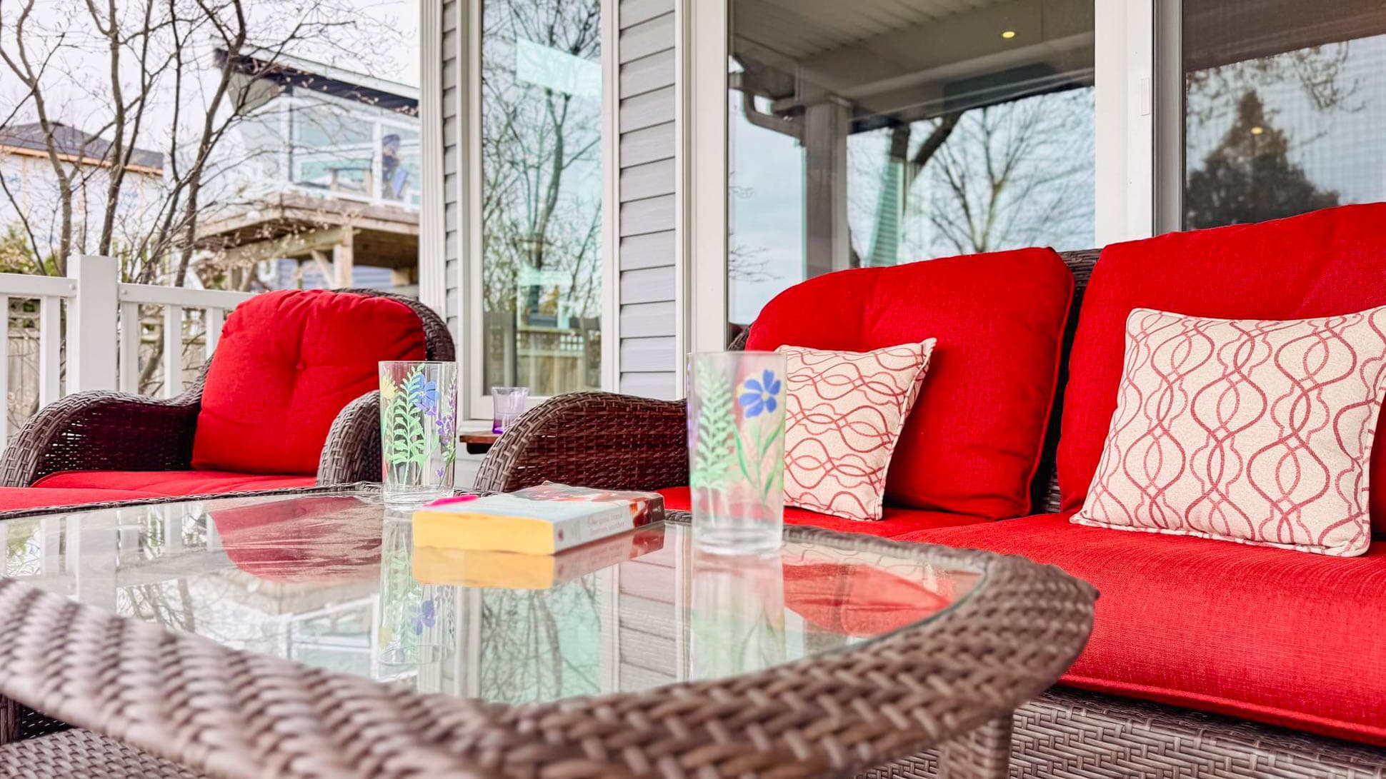 Perfect spot for morning coffee or sunset wine