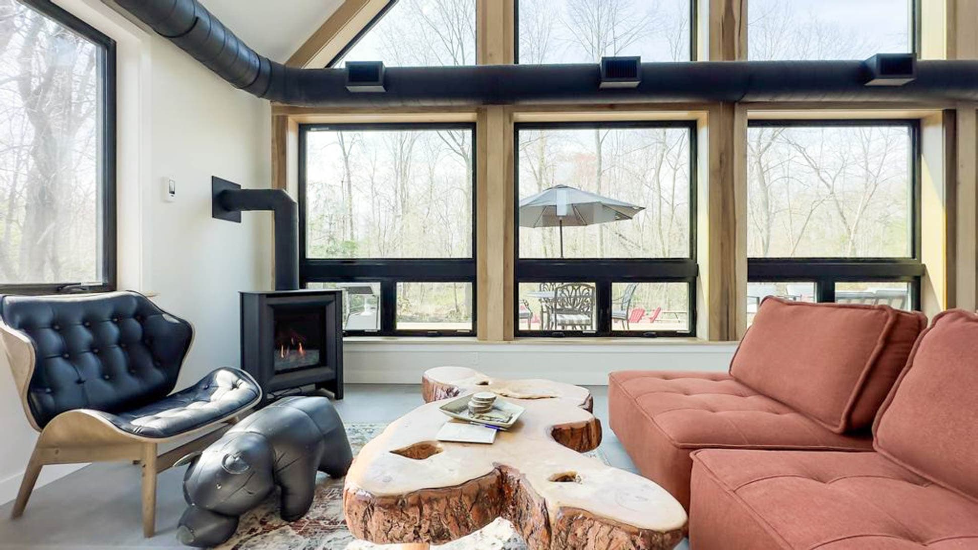 Gather around the fireplace with the warmth of family & friends