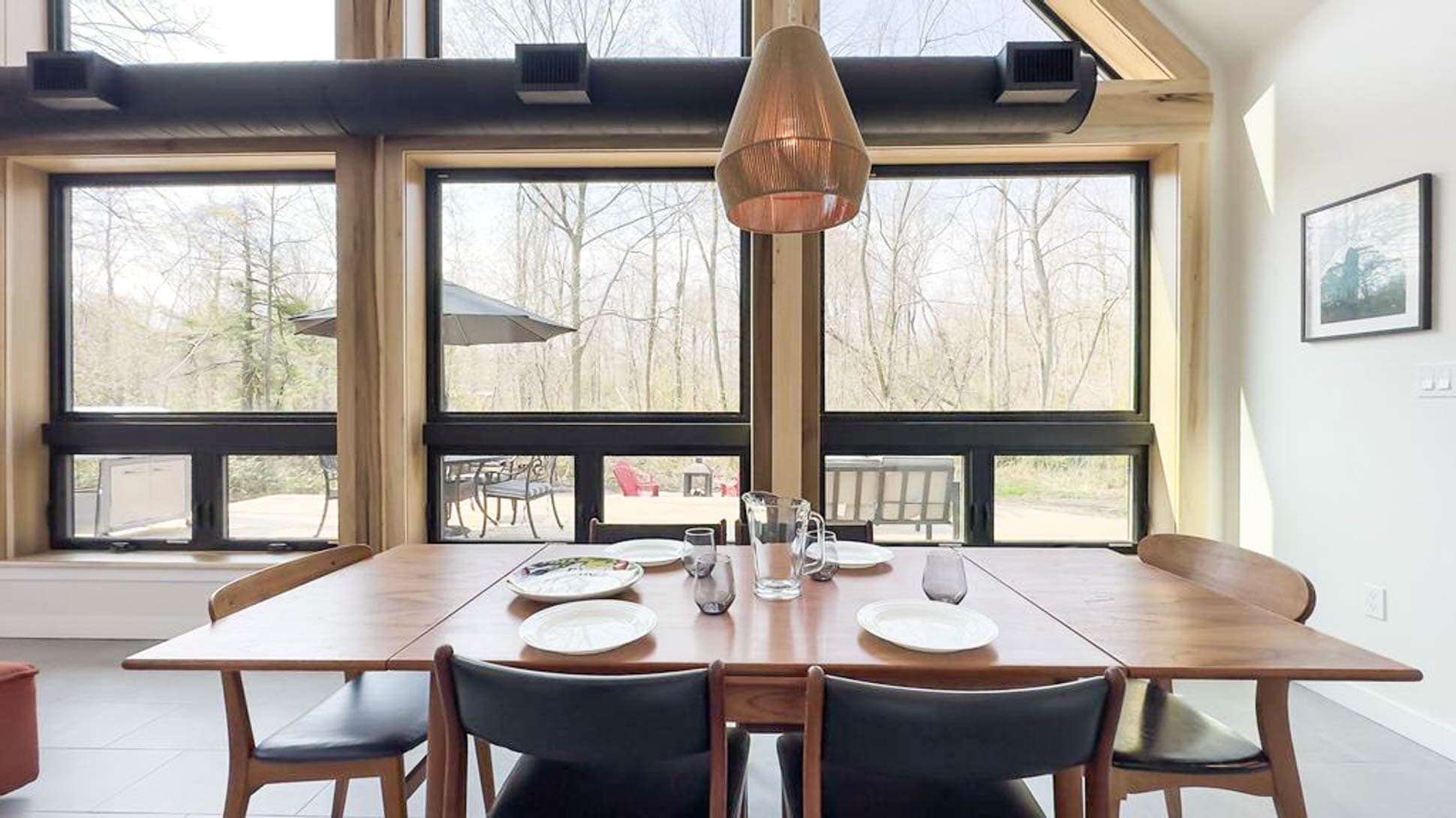 Enjoy dinner with a scenic view