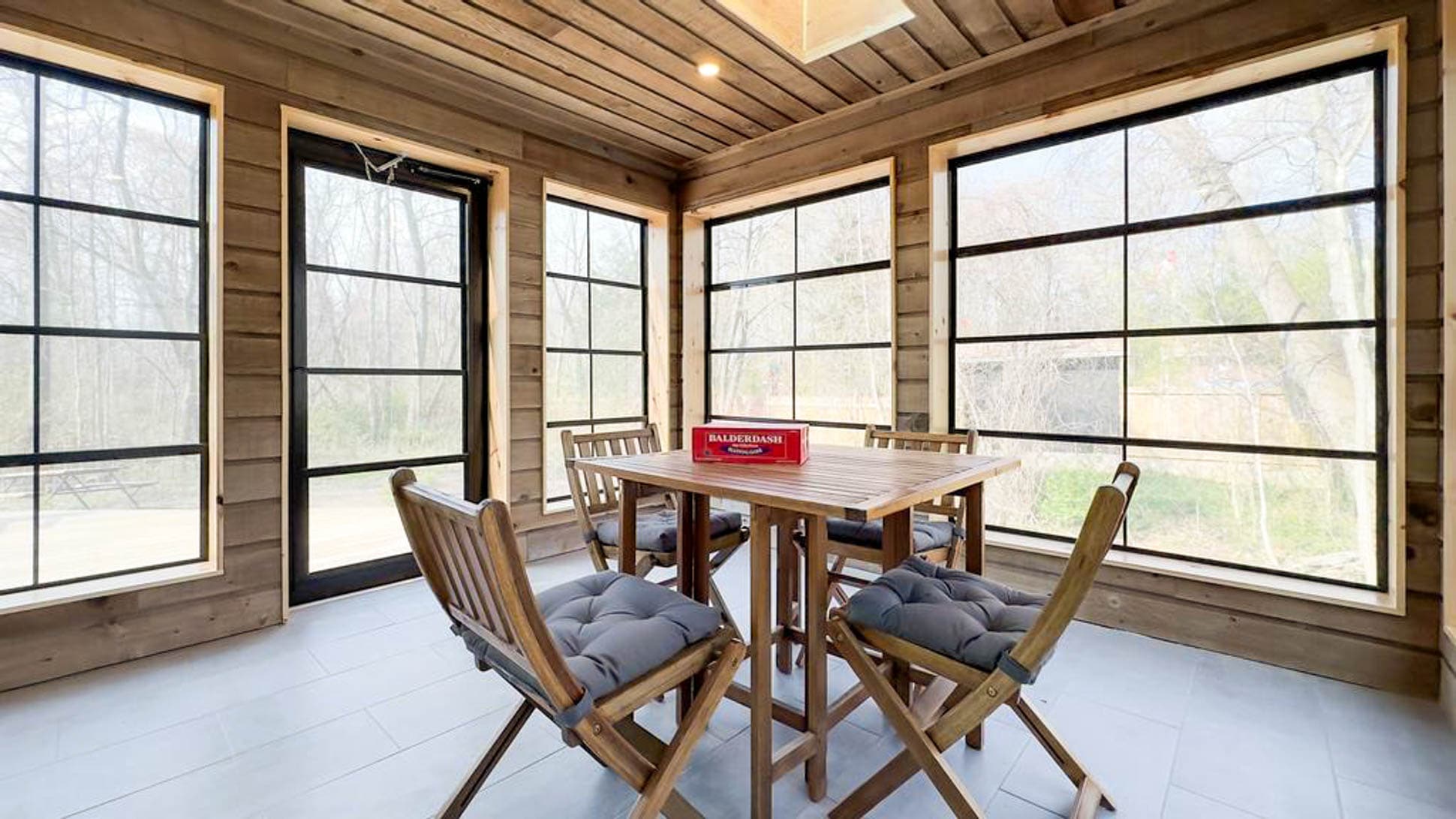 Bright space for family game night