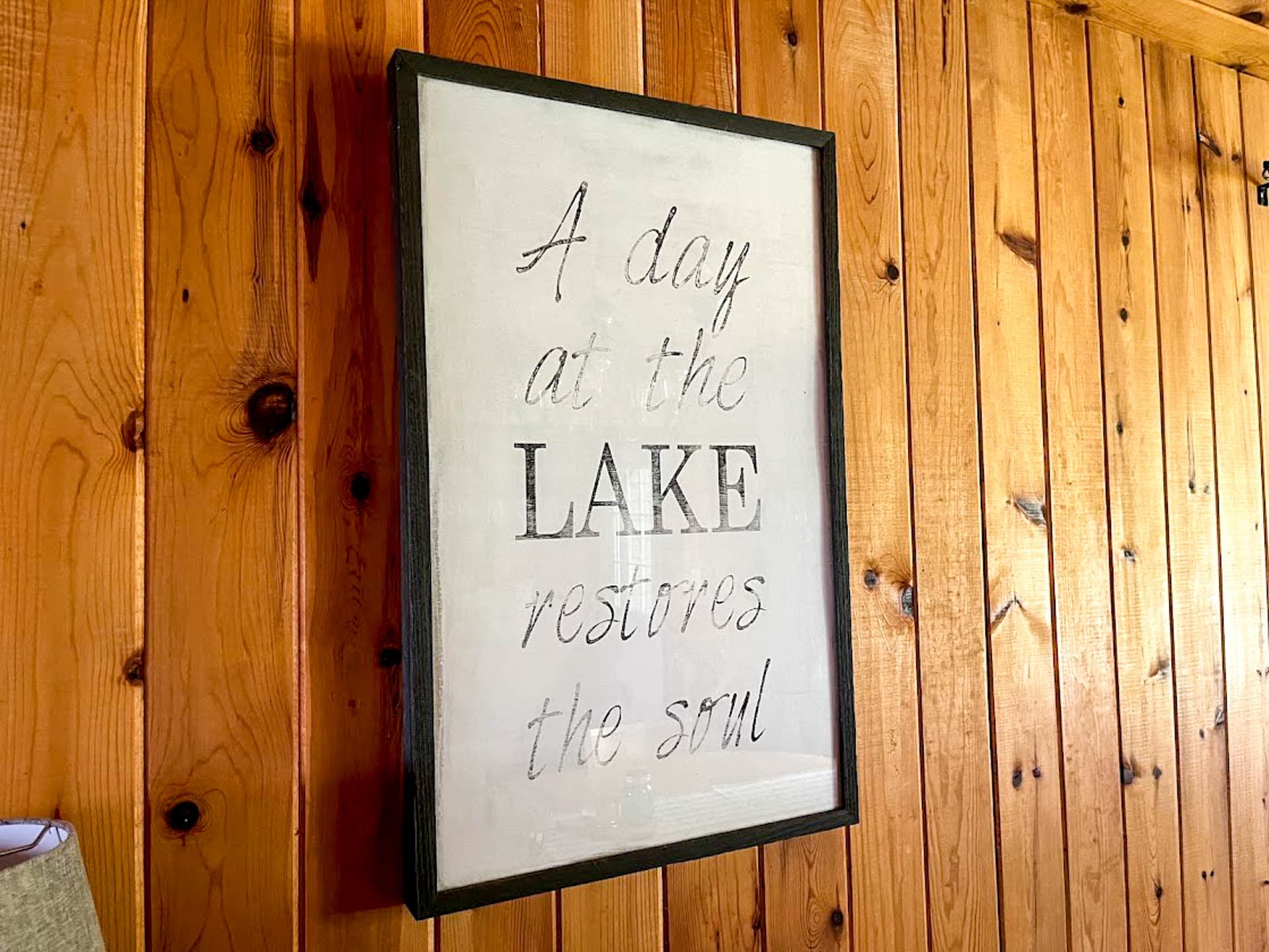 A day at the Lake restores the soul