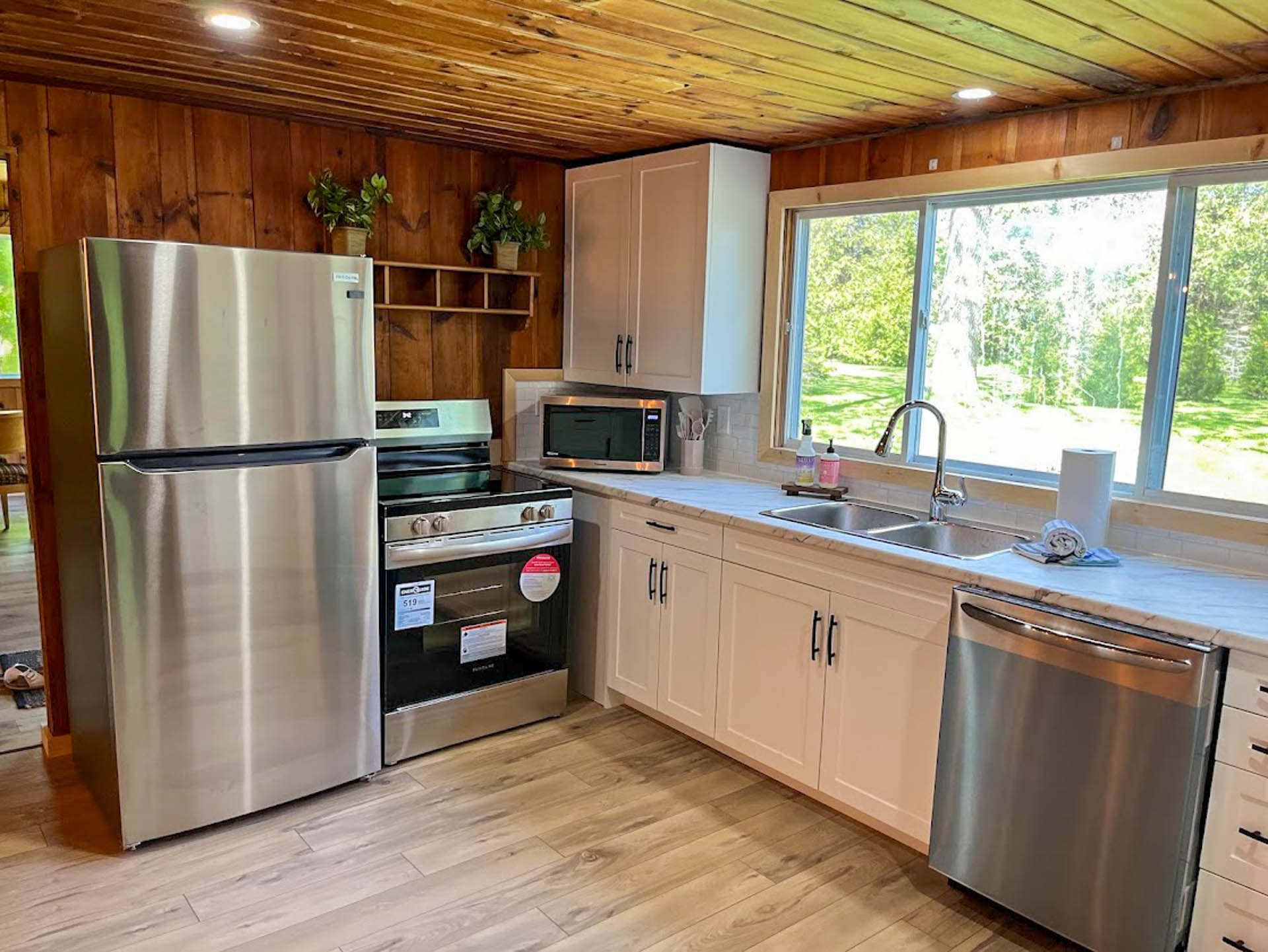All new modern appliances
