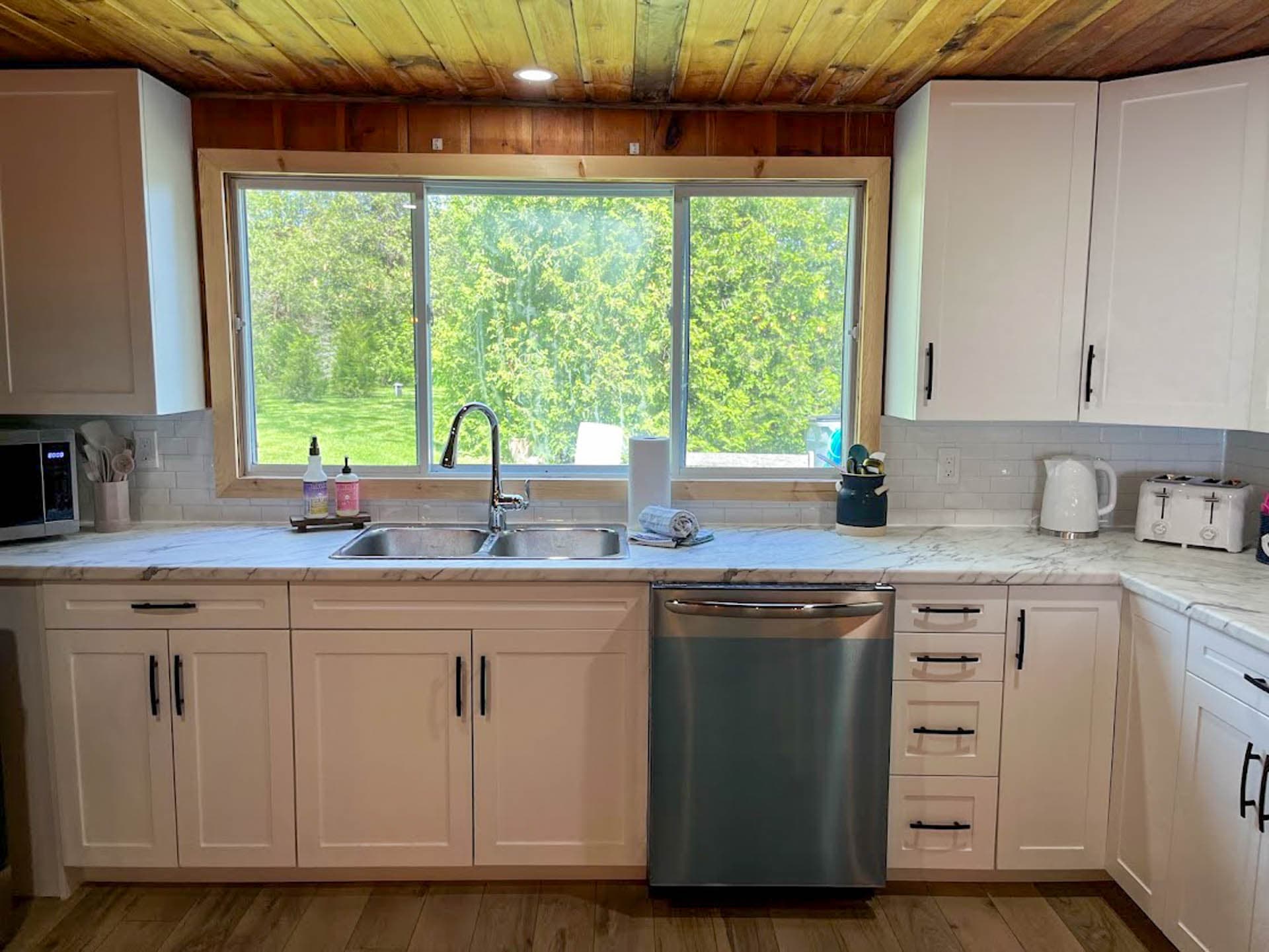 Experience the joy of cooking in our sleek and spacious kitchen