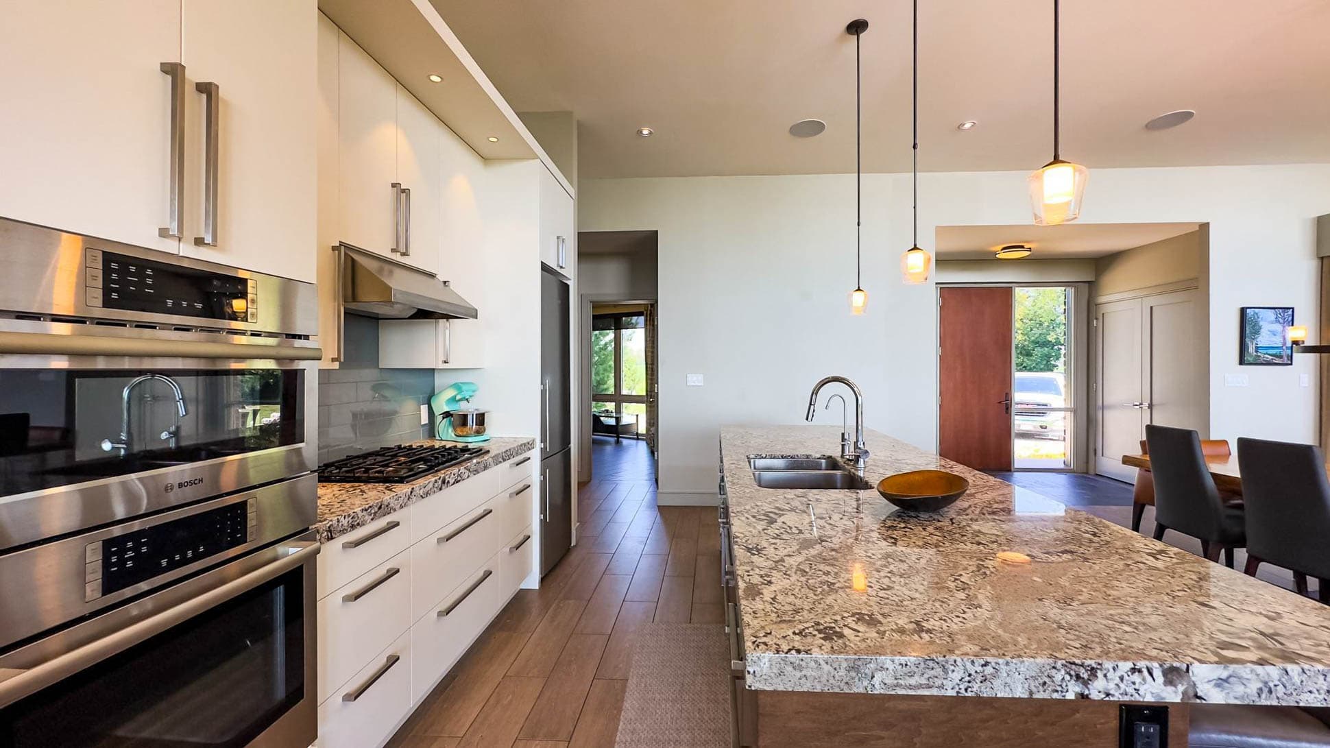 The heart of the home: our spacious kitchen island