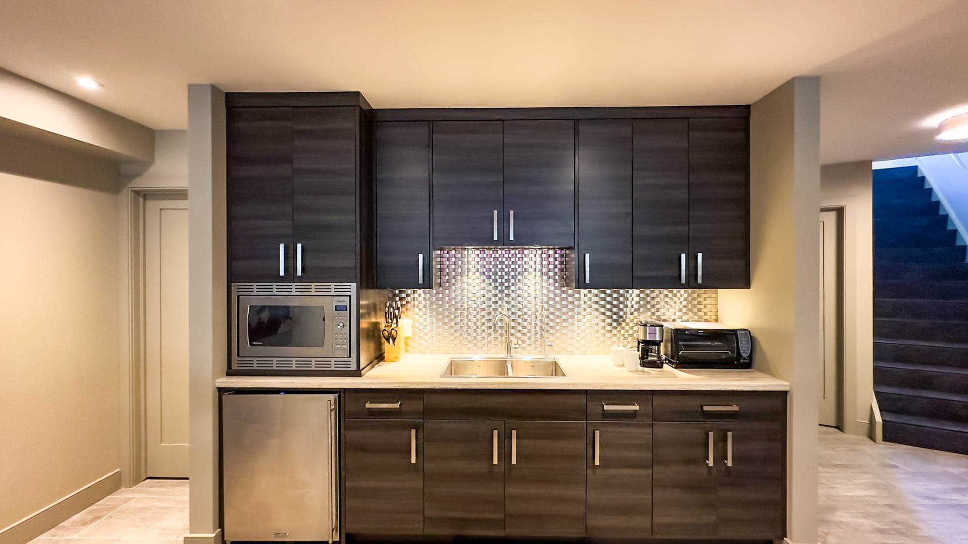 Everything you need in a Second Kitchen downstairs