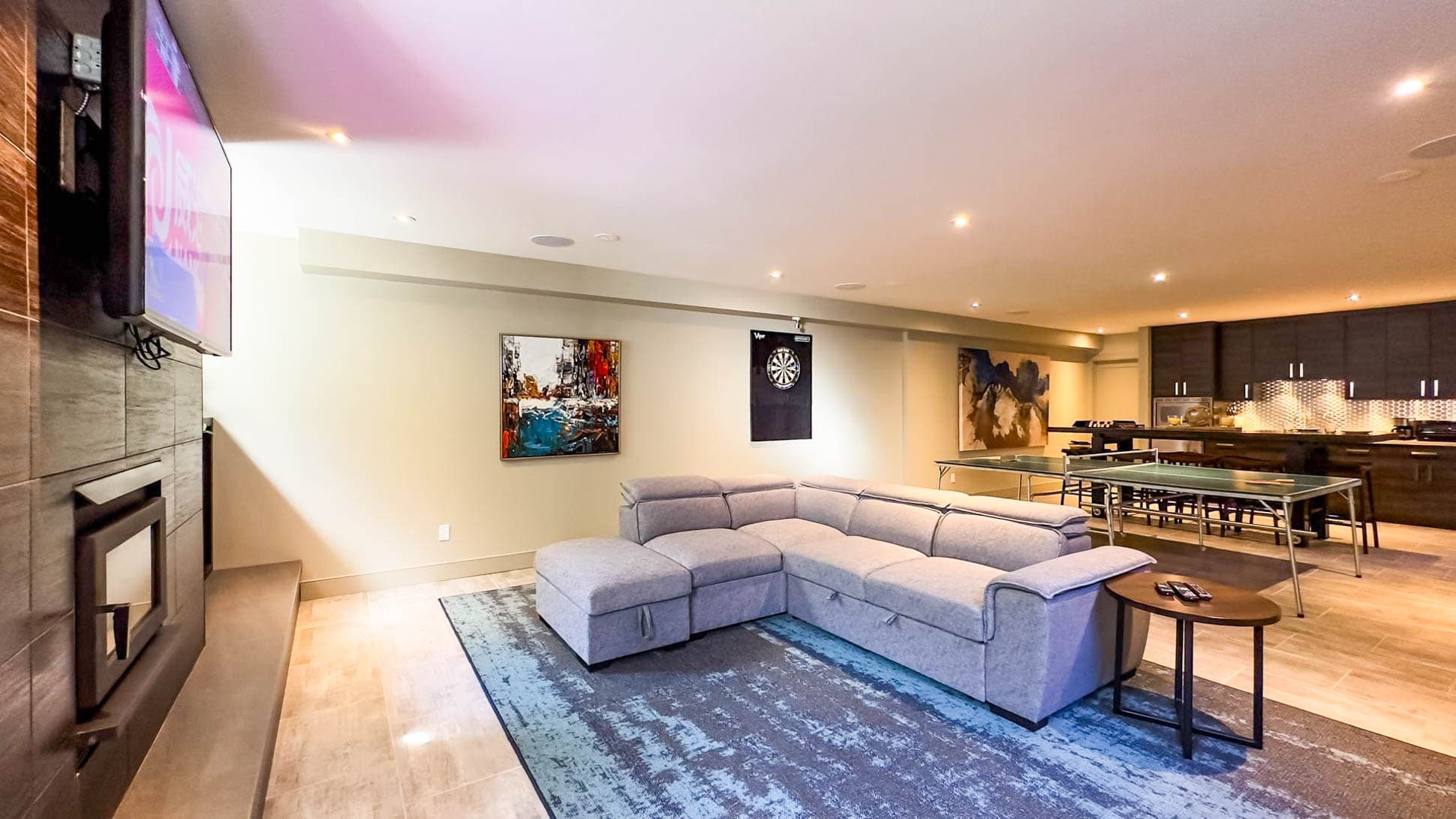 Large, open Games Room