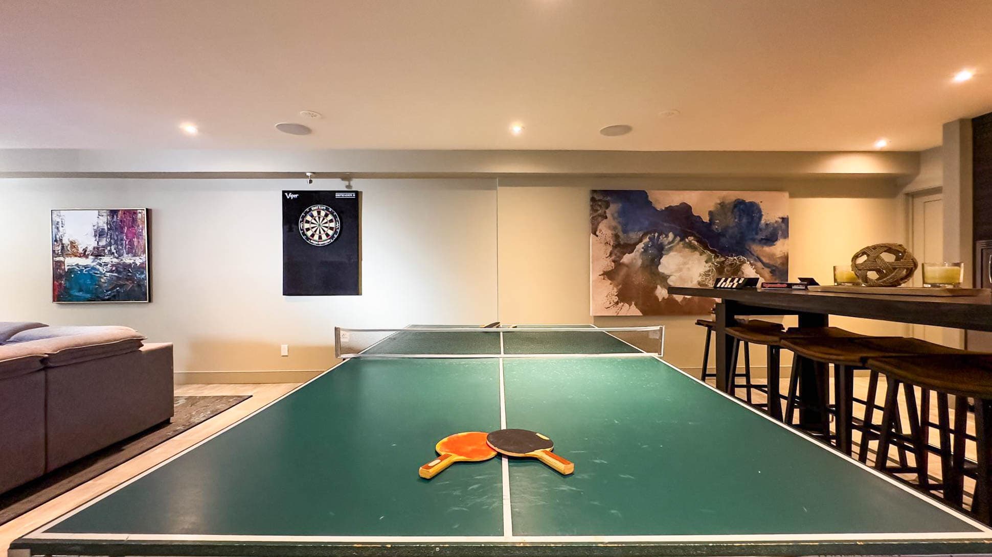 Ping Pong then Darts