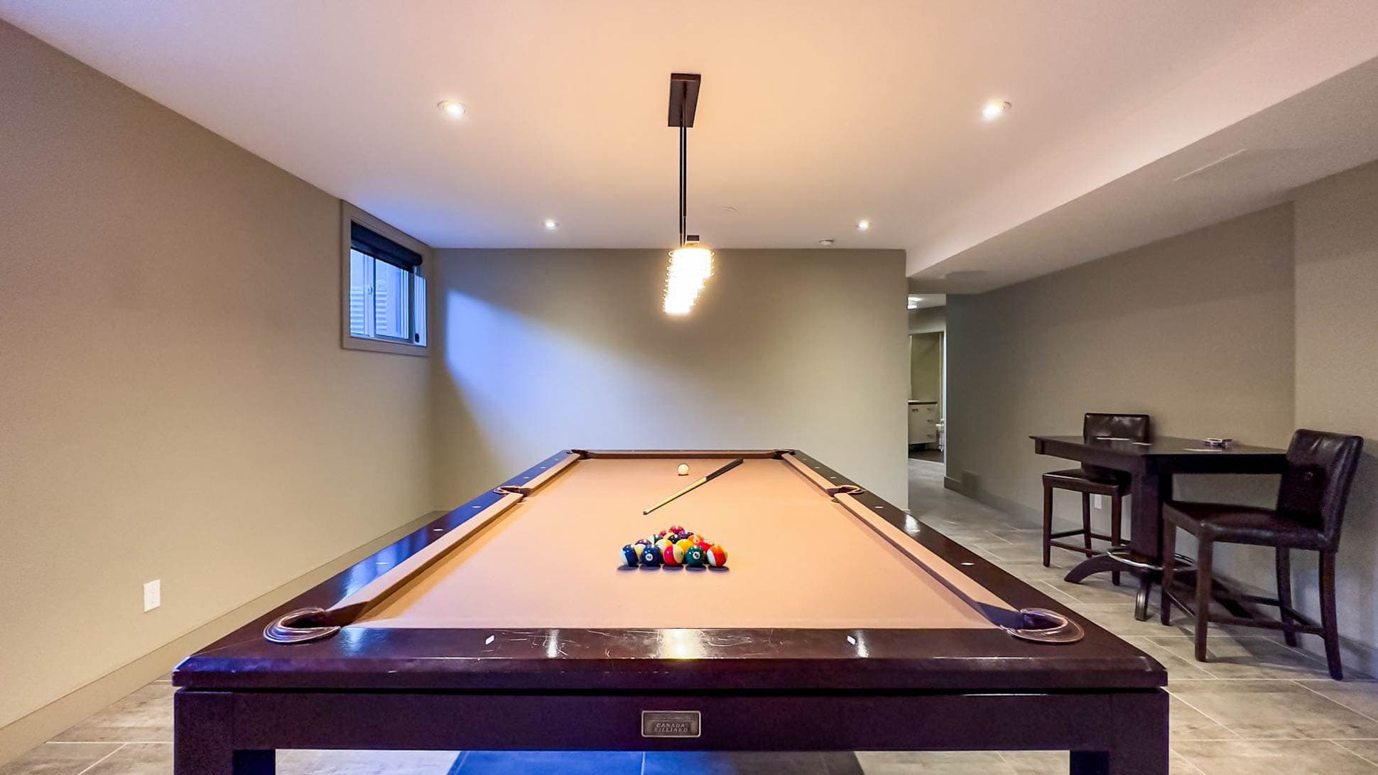 Rack 'em up and break for fun with our pool table