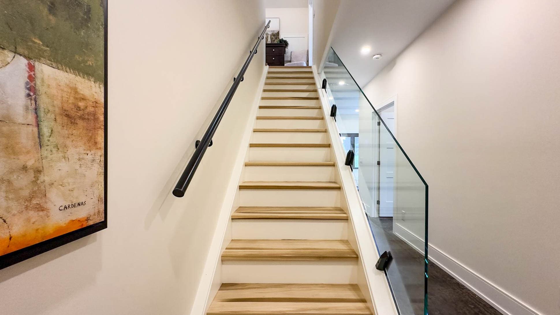 Stairs to upper level