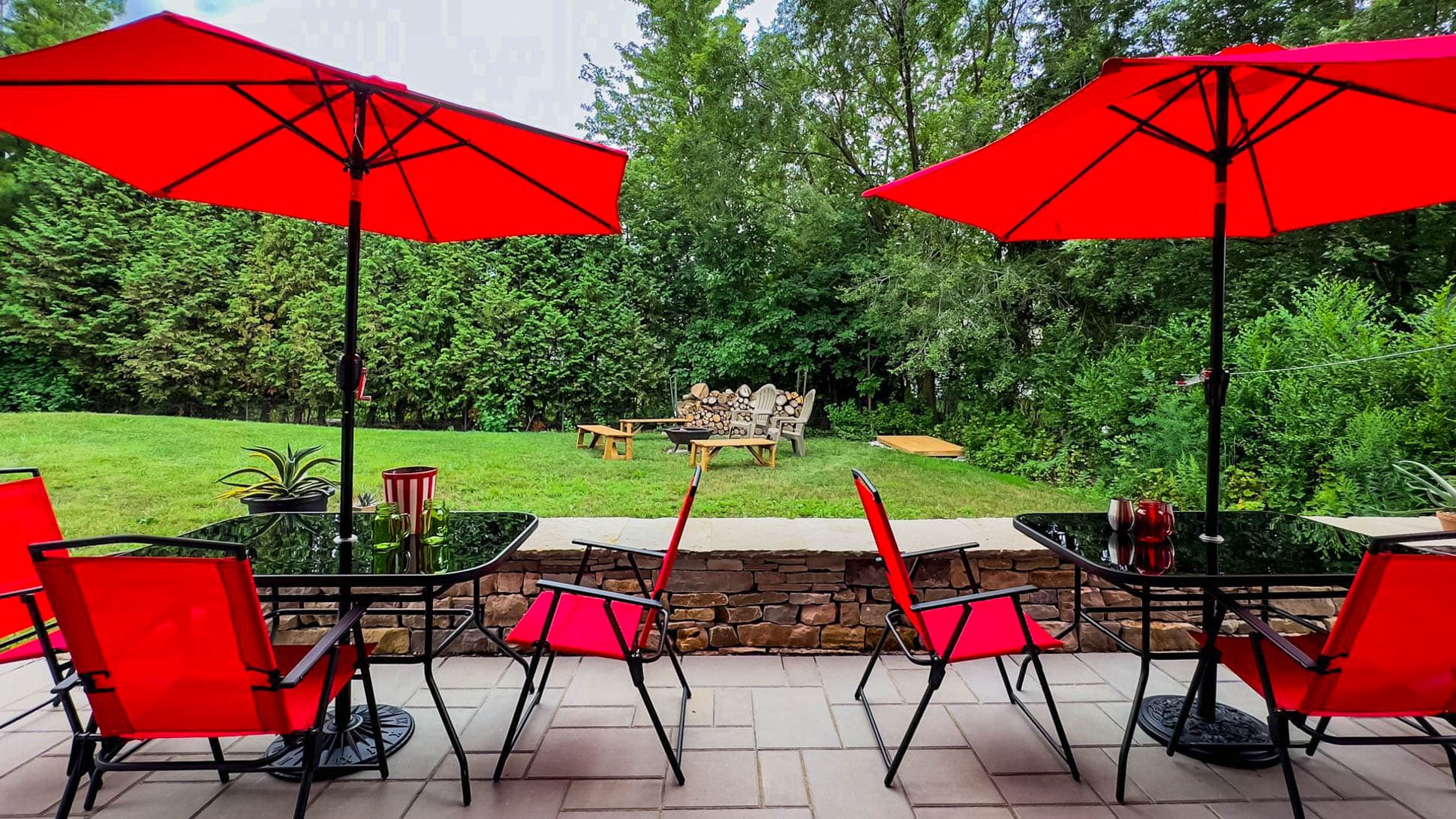 Backyard oasis