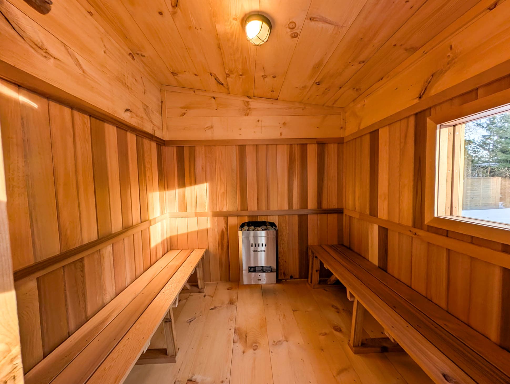 Relax and recharge in the Sauna