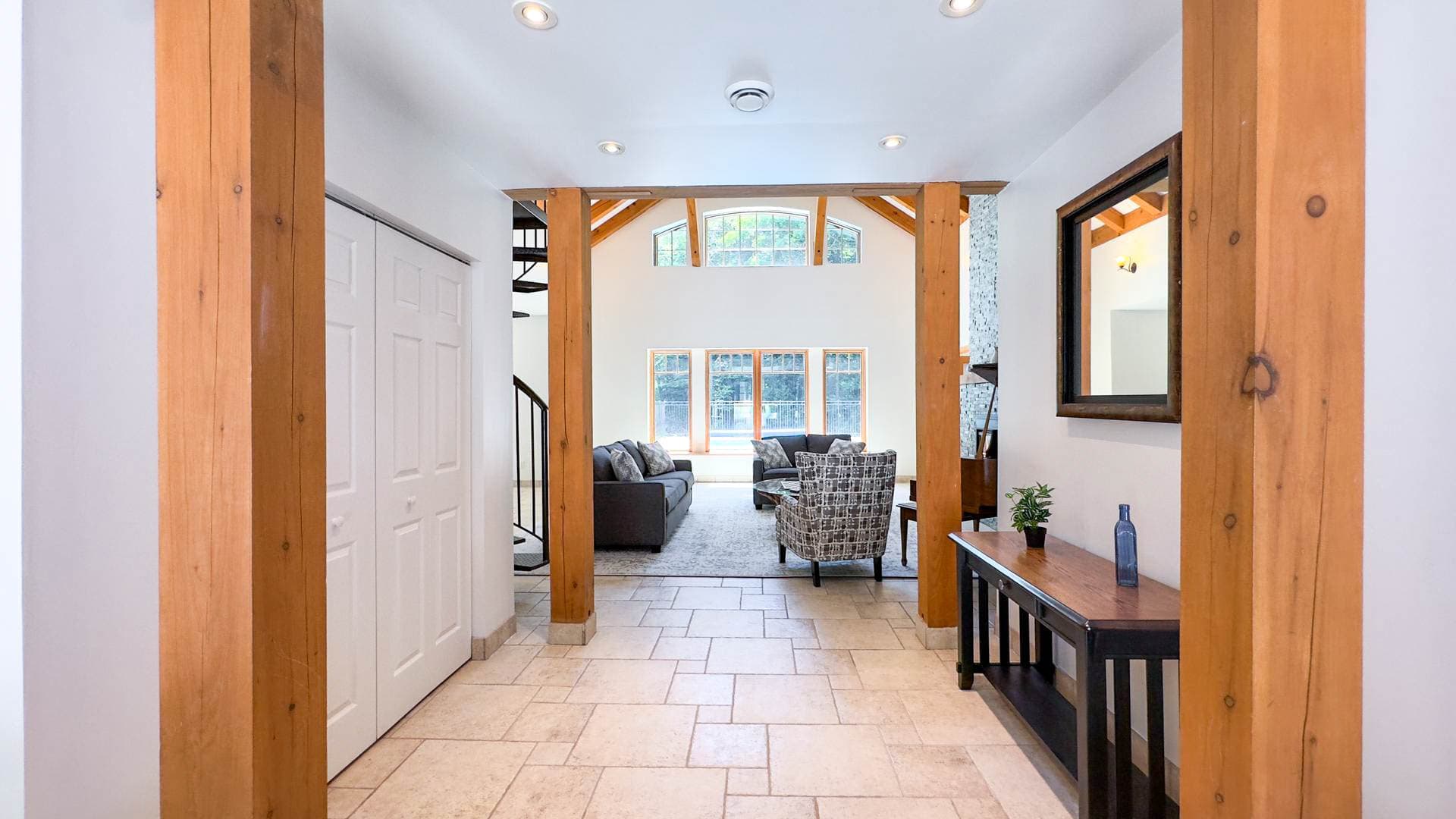 Grand entry into the Cottage