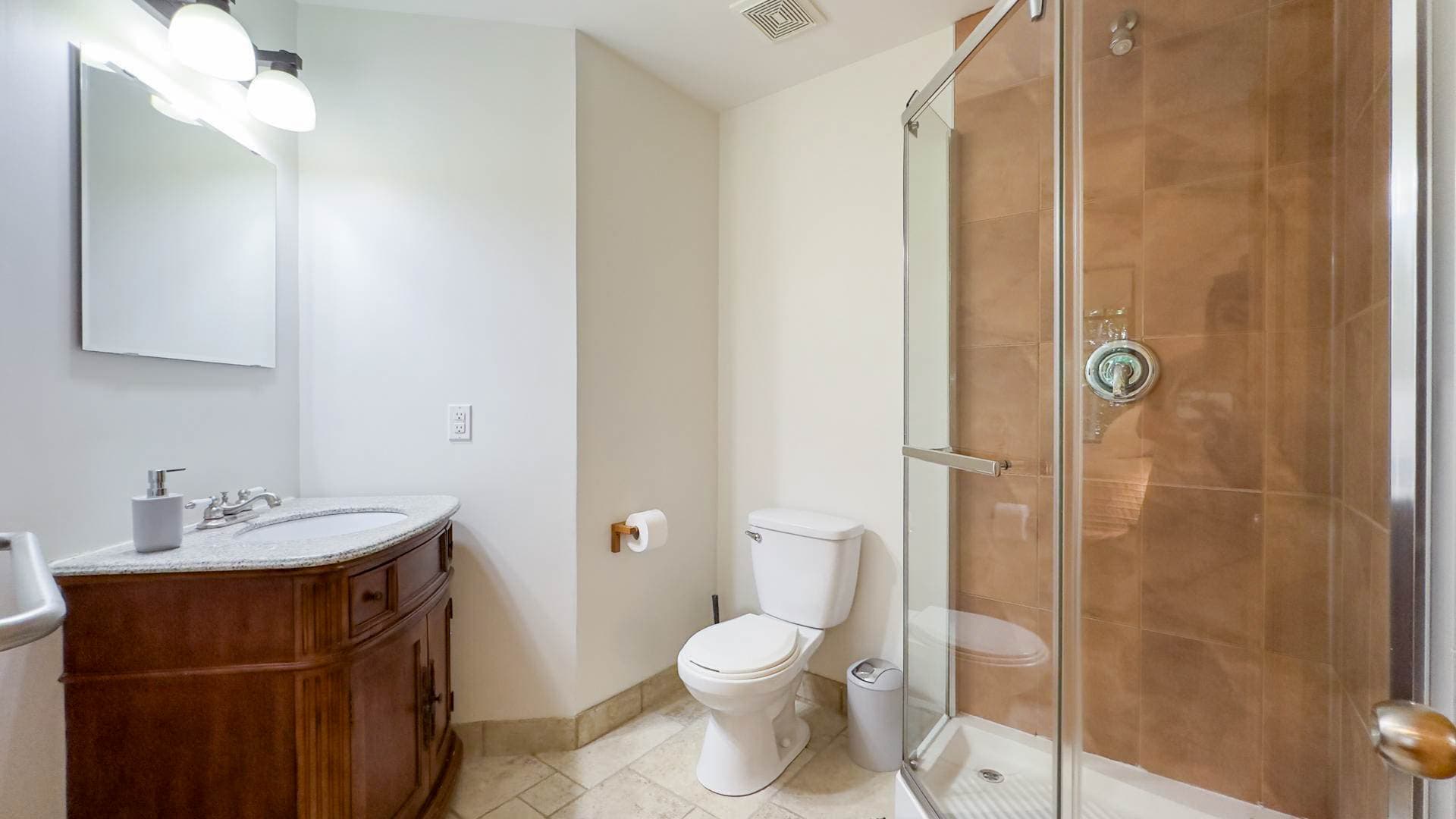 Also has it's own 3 Piece bathroom!