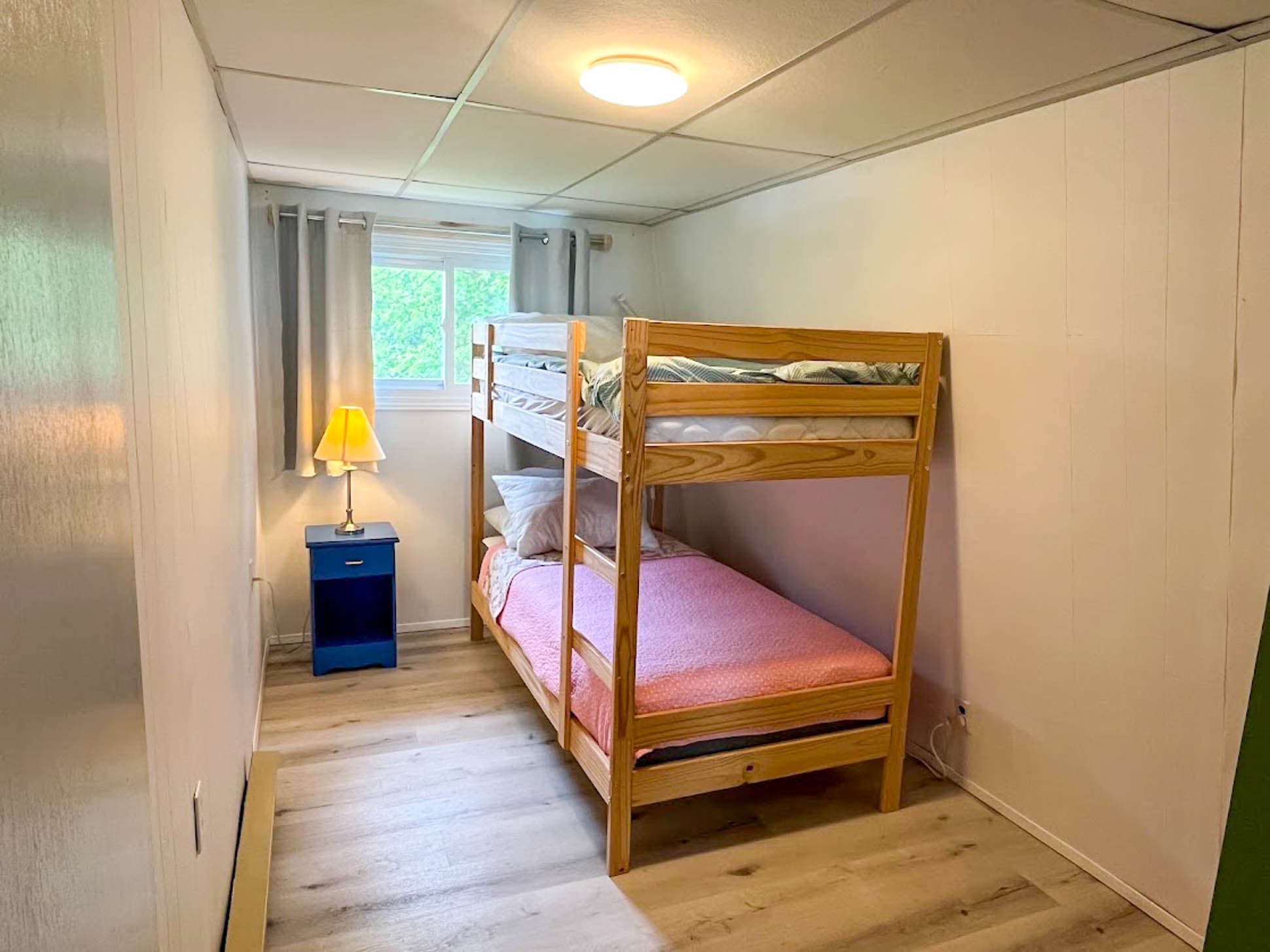 Upstairs Bedroom 4 has Single over Single Bunk Bed