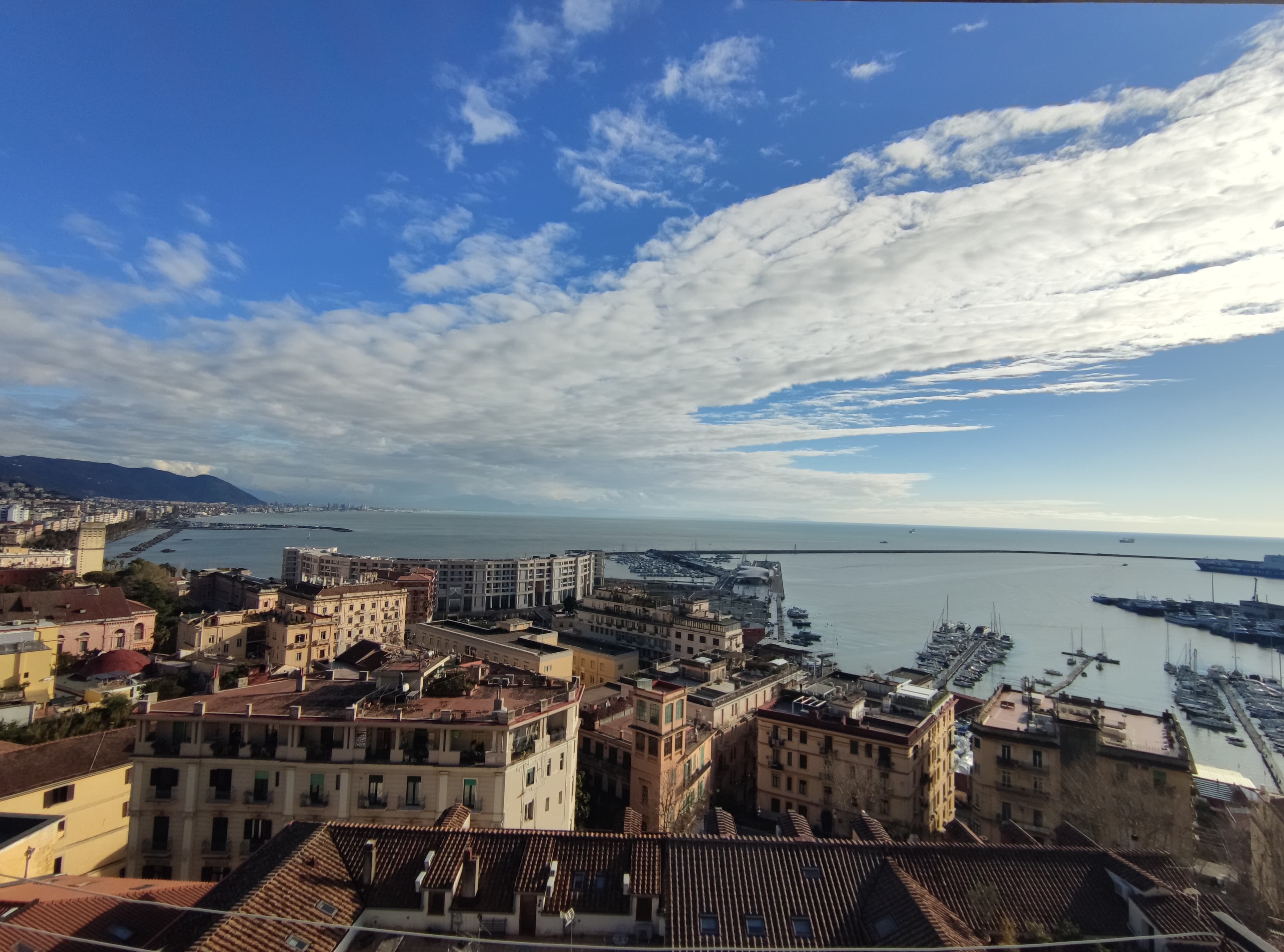view from the balcony