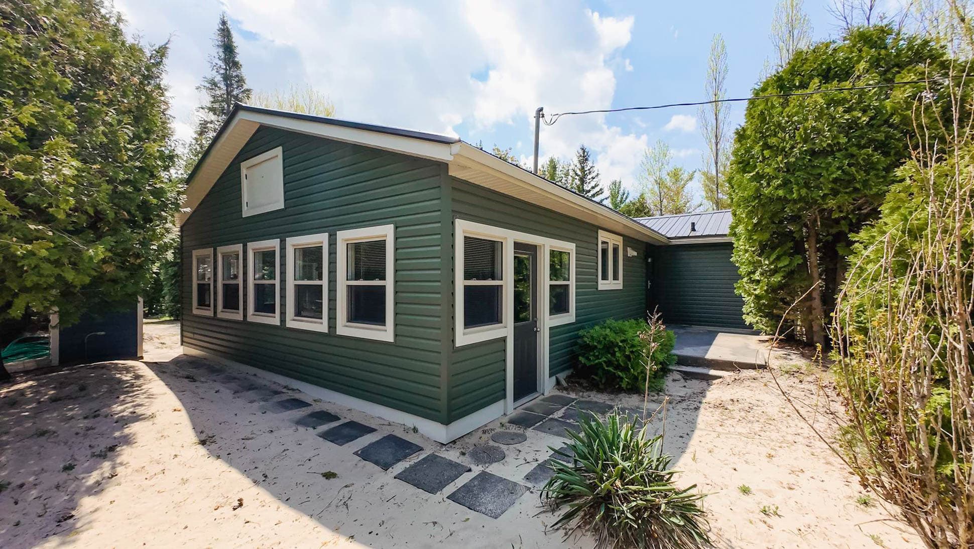 Entryway also leads to your backyard