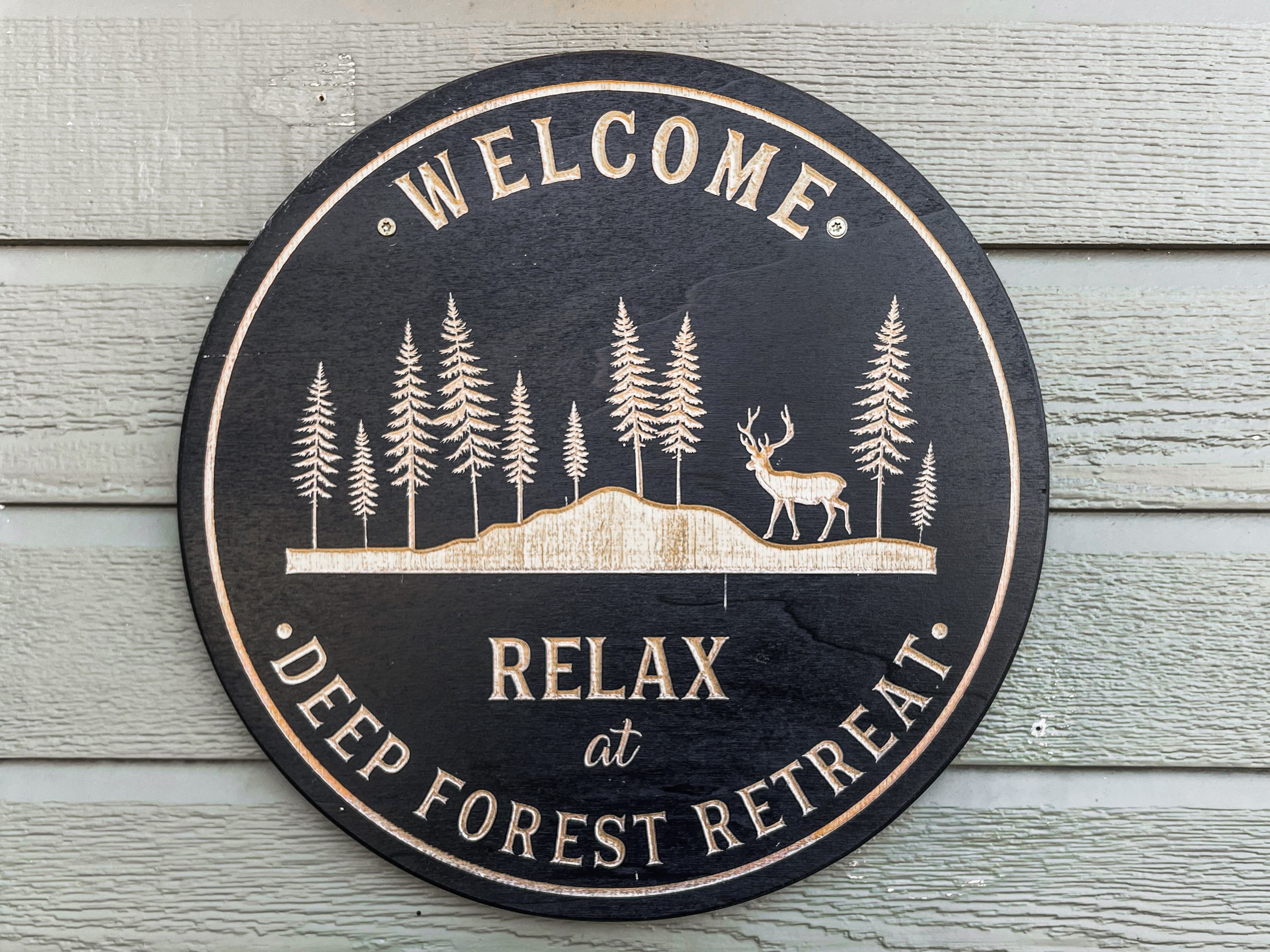 A warm welcome at Deep Forest Retreat — this is where the relaxation starts