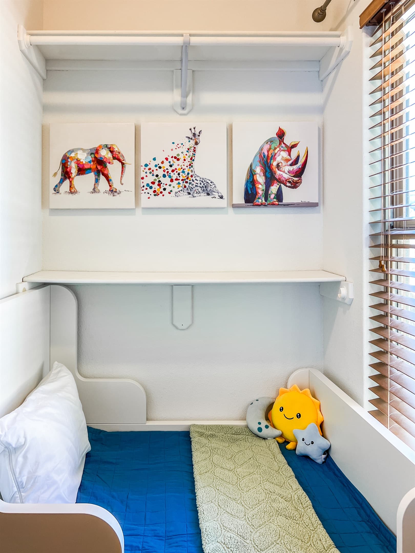 Tuck the little ones into the whimsical animal-themed bed — pure magic for young travelers