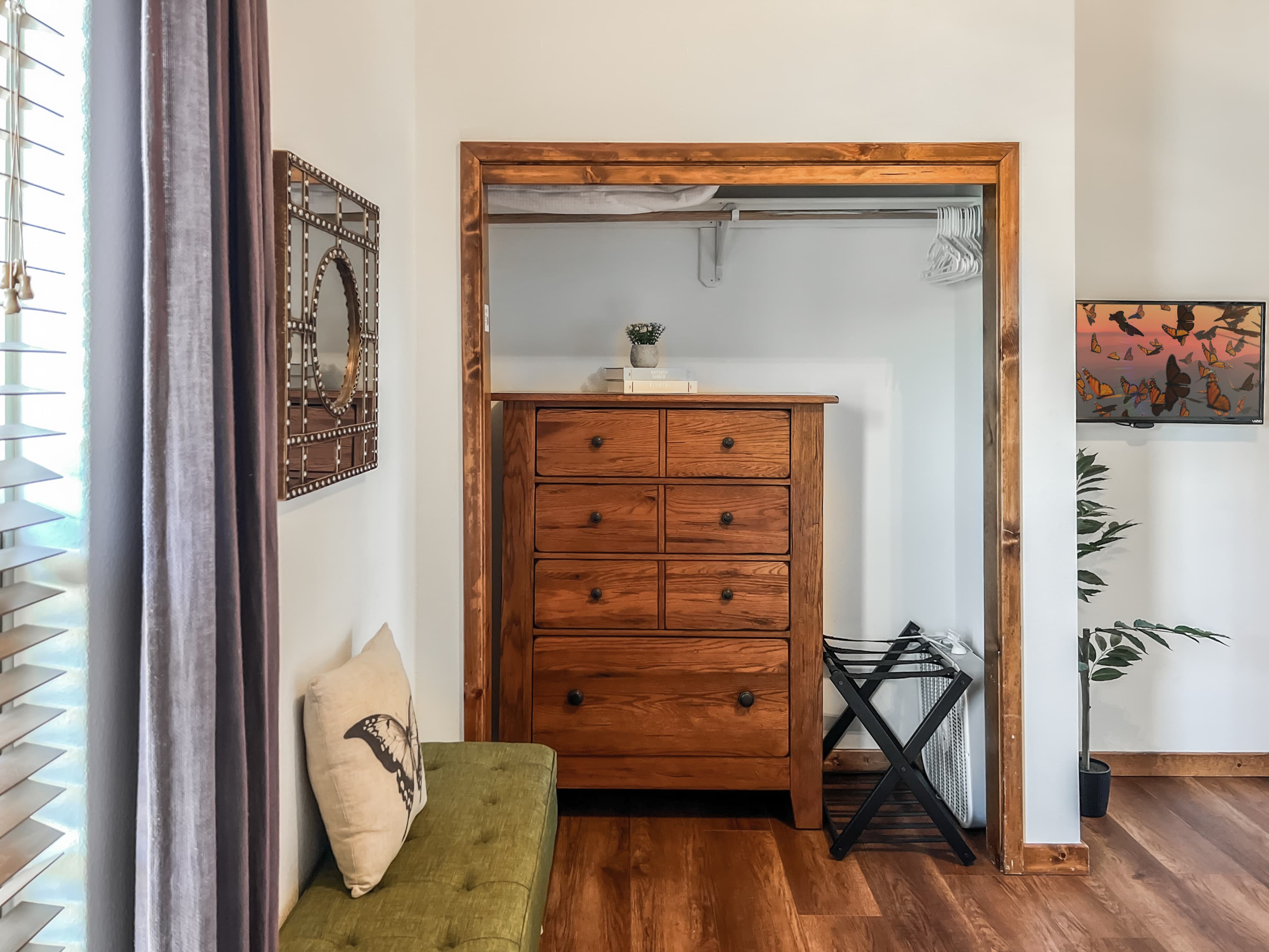 Thoughtful storage and warm decor make every bedroom feel welcoming and easy to settle into