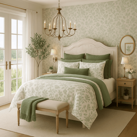 Elegant Cottage King Suite with French Door Lake View.  Lay in bed and look out over the lakes and dunes!  Total Bliss.