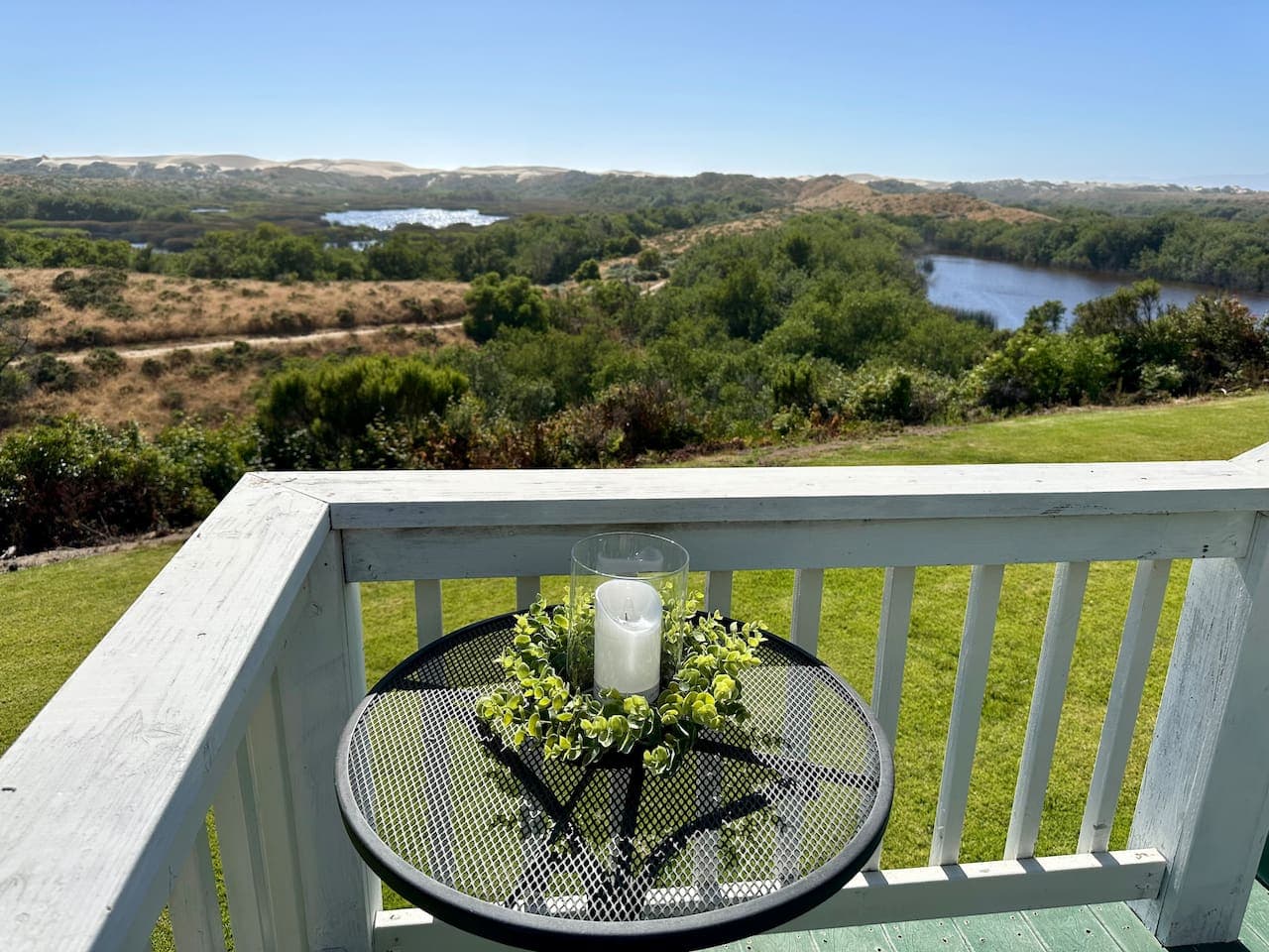 Morning coffee with a view?  Of course!!! Or, wine with a sunset...the possibilities are endless!