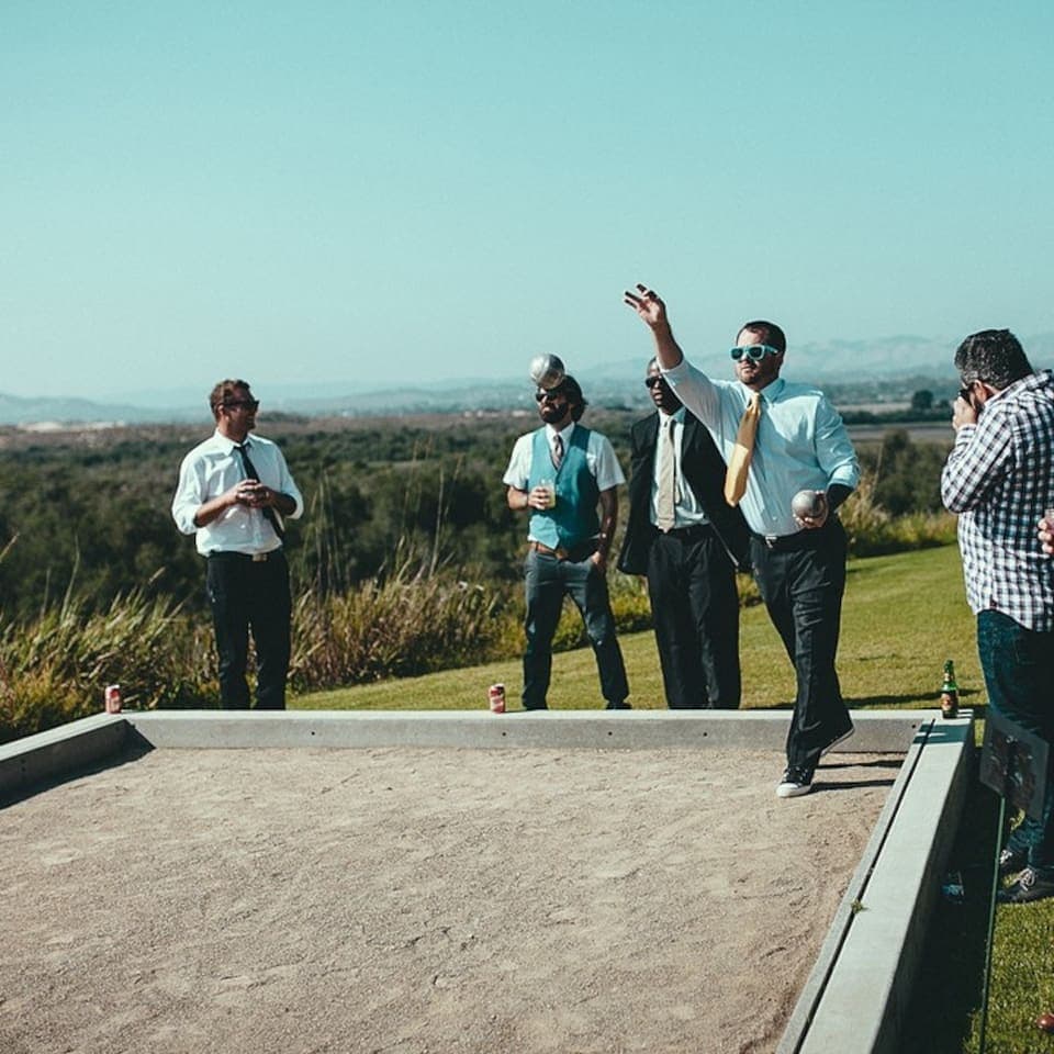 Bocce Ball with a breathtaking view?  Absolutely! This is a fun group activity.We apologize in advance if the vista messes up your winning shot though! 